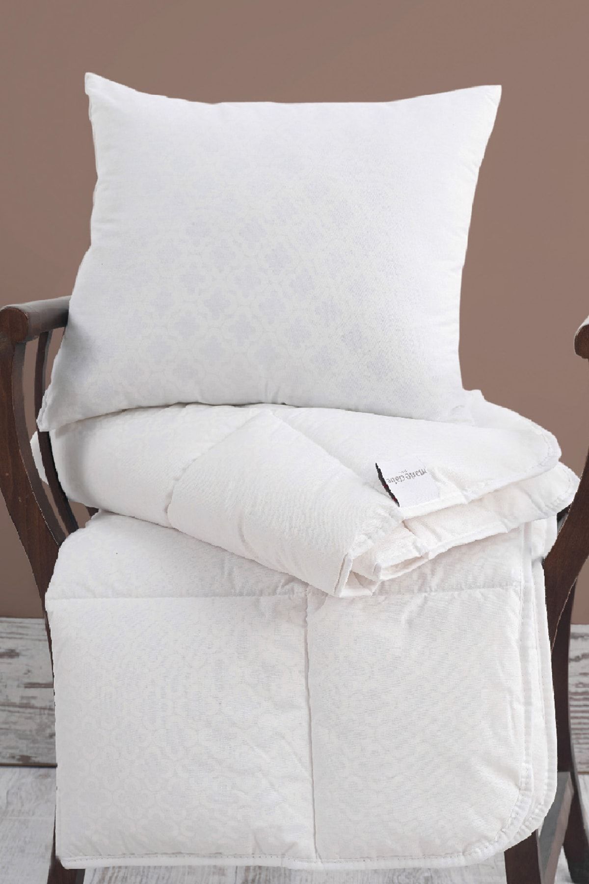 Marie Claire Yastık Bebek Yastık Yorgan Set Kacy Beyaz