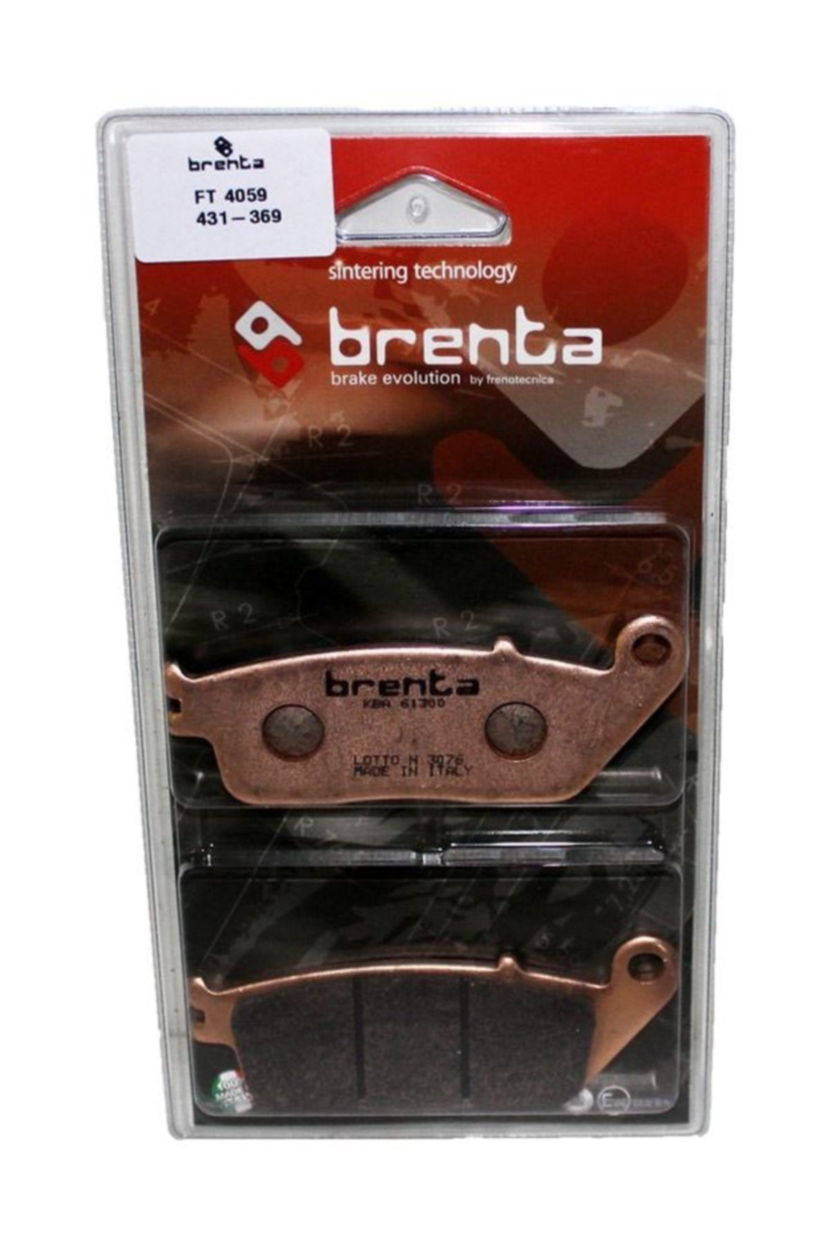 Brenta Yamaha Wr 125 X Disk  Sinter Metal Fren Ön Balata (2009-2014)