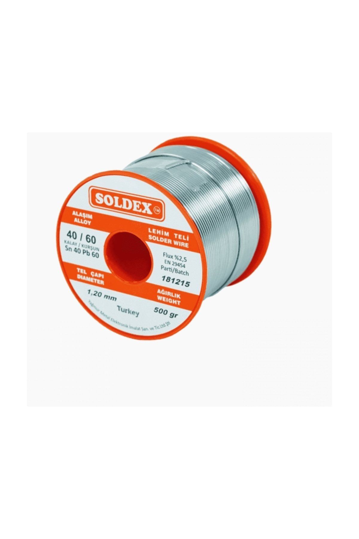 Soldex Sn40 pb60 Lehim Teli 500g. 1.2mm.
