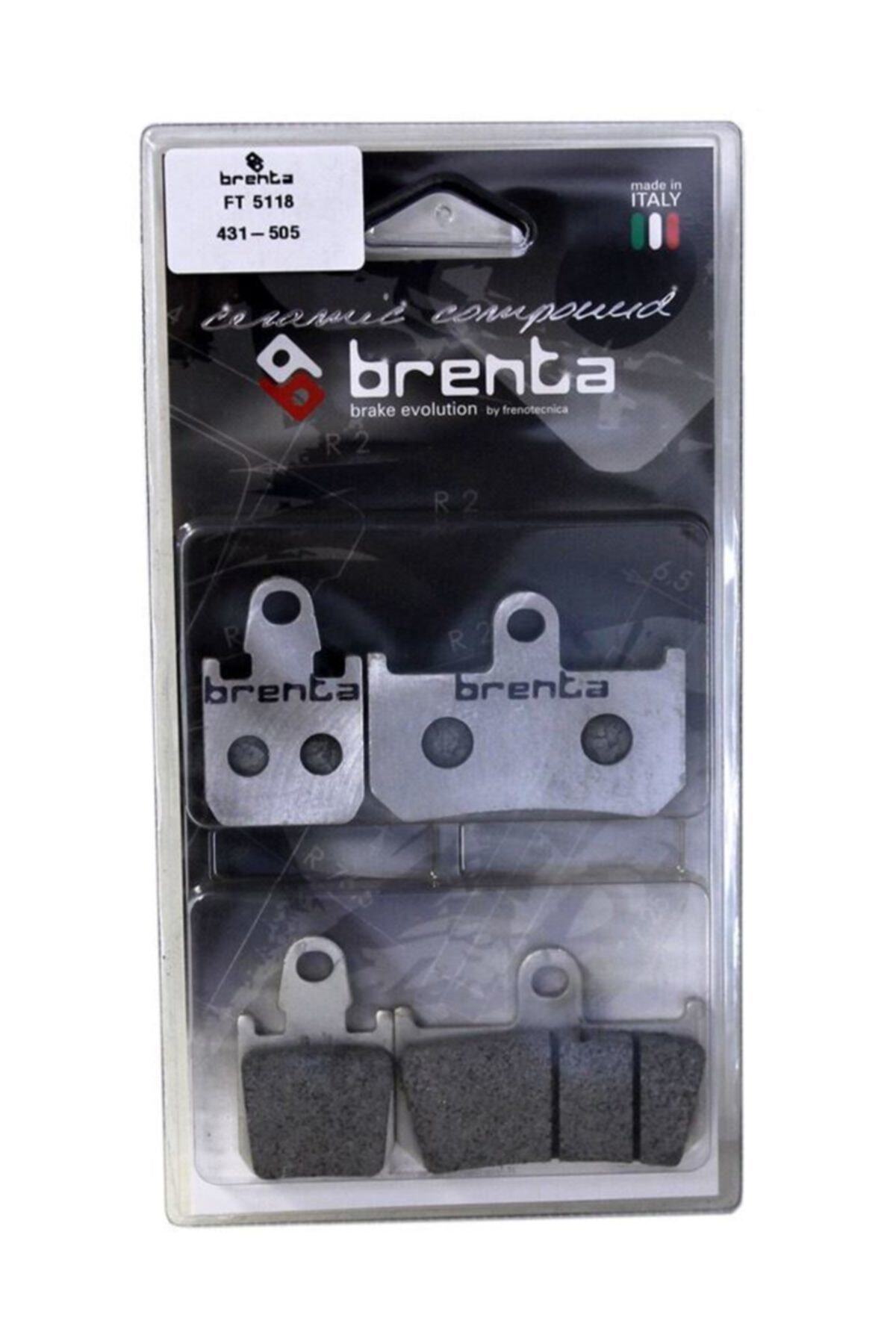 Brenta Yamaha V-max 1700 Disk  Seramik Fren Ön Balata (2009-0)