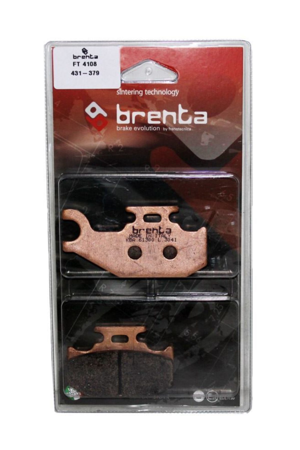 Brenta Yamaha Yfm 400 Disk  Sinter Metal Fren Arka Balata  (1995-2005)