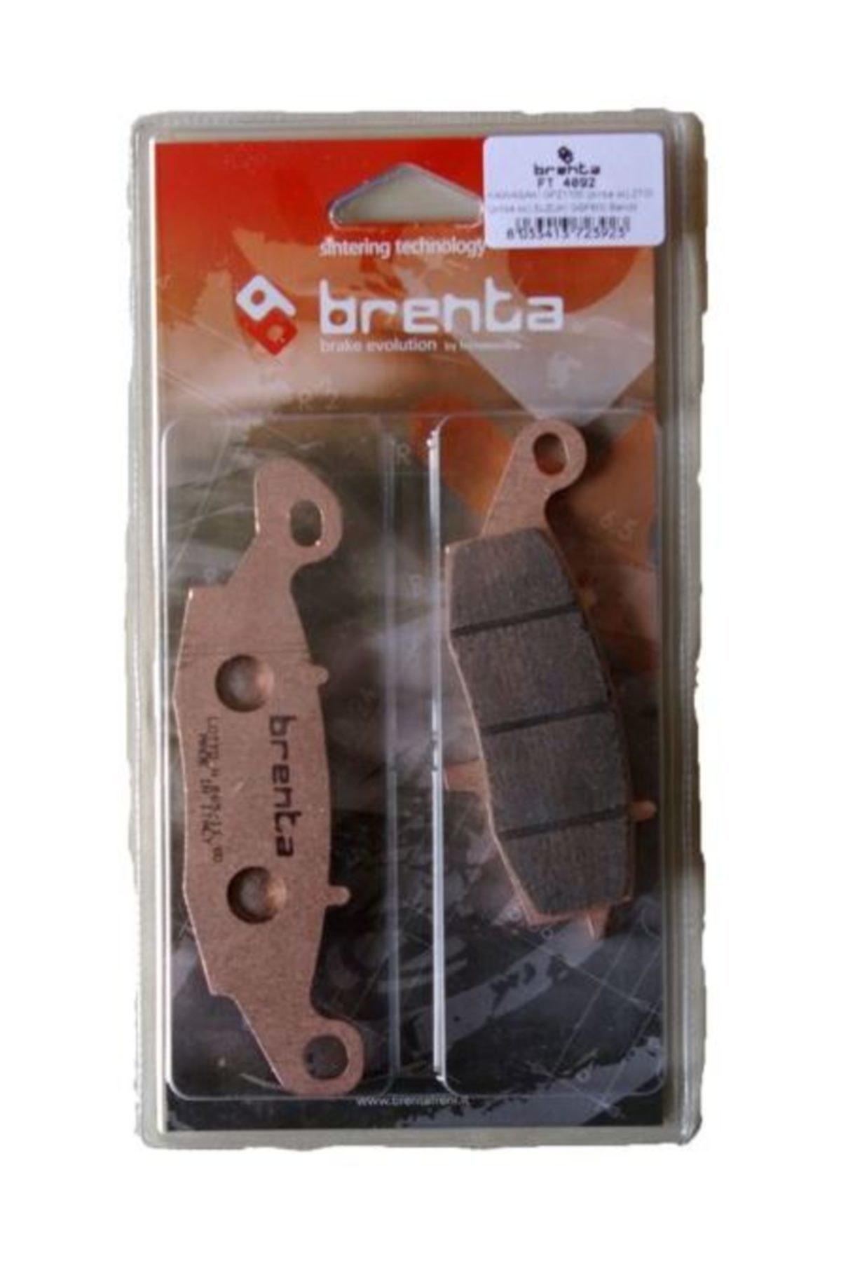 Brenta Kawasaki Er 6 F Disk  Sinter Metal Fren Ön Balata (2006-2011)