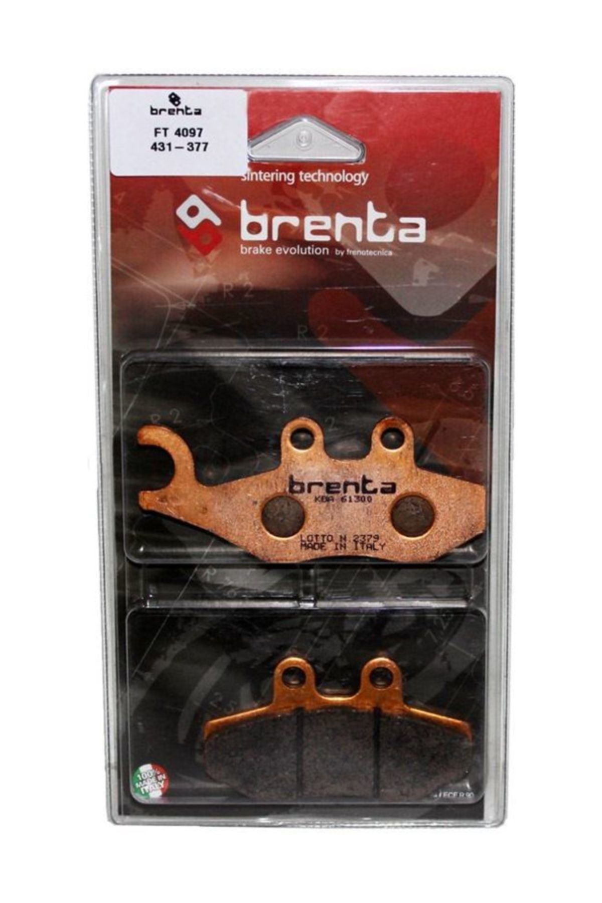 Brenta Piaggio X7 300 Evo Disk  Sinter Metal Fren Arka Balata  (2009-2012)