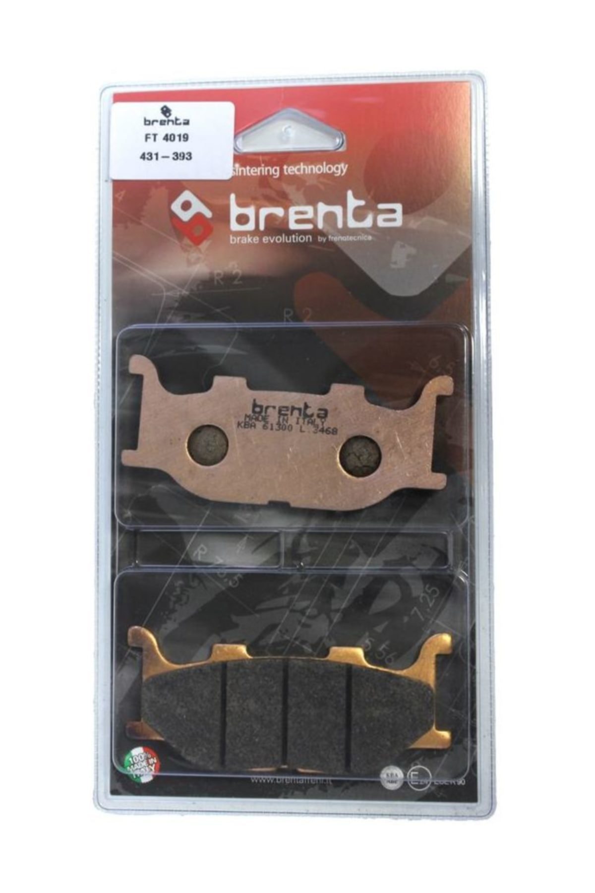 Brenta Yamaha Xj 600 S Diversion Disk  Sinter Metal Fren Ön Balata (1998 ve Sonrası)