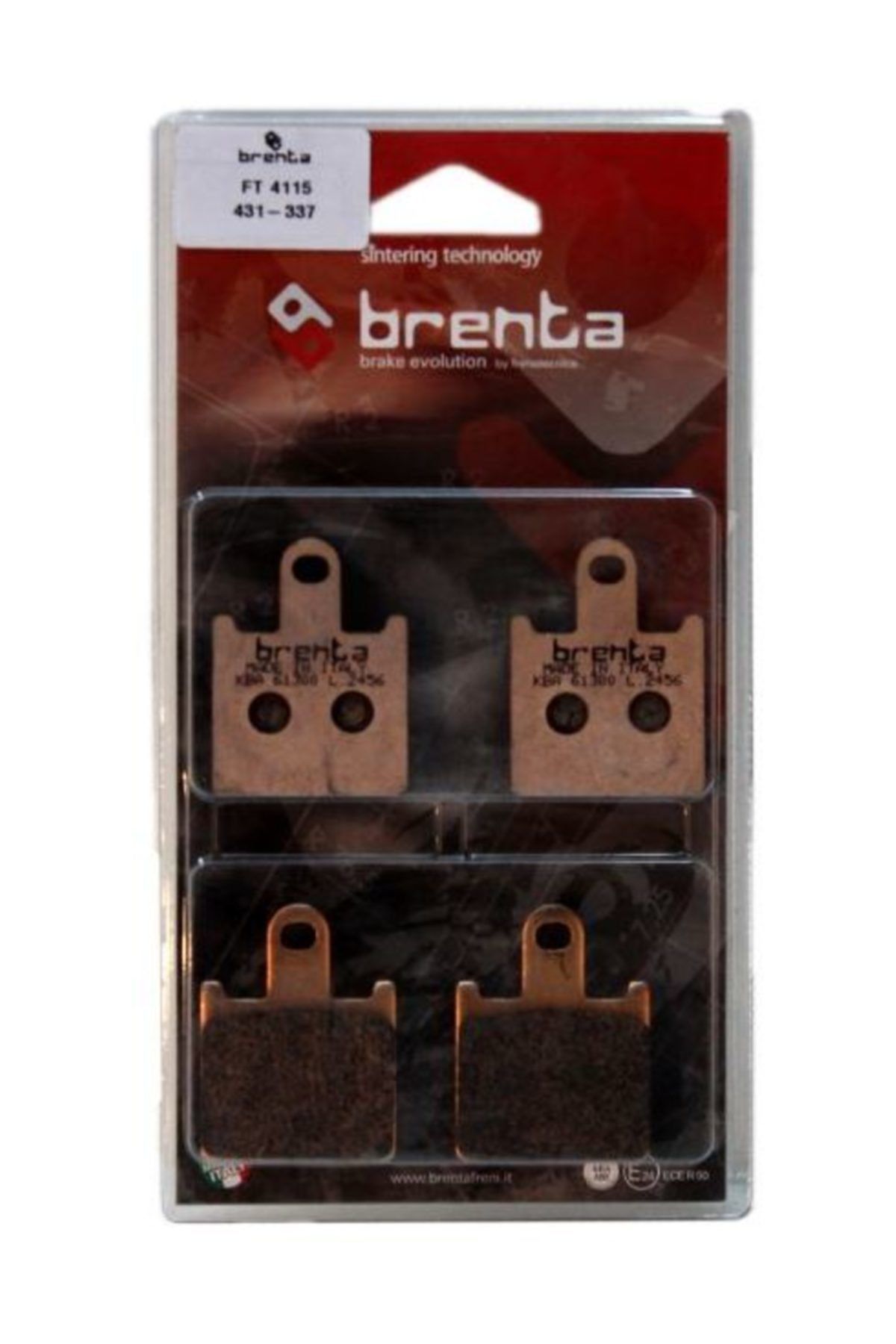 Brenta Kawasaki Zzr 1400 Disk  Sinter Metal Fren Arka Balata  2006-2012