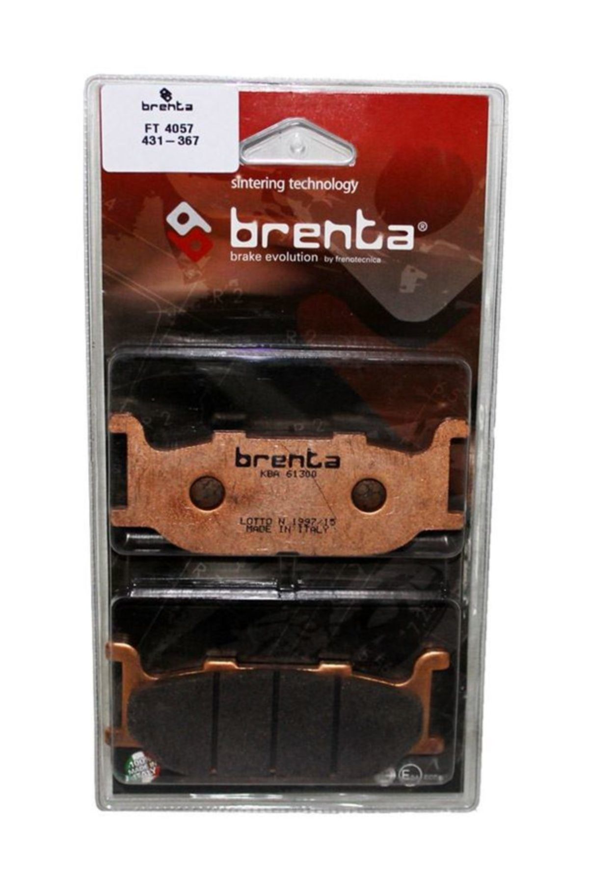 Brenta Yamaha Xv 1600 Wıld Star Disk  Sinter Metal Fren Ön Balata (1999-2004)