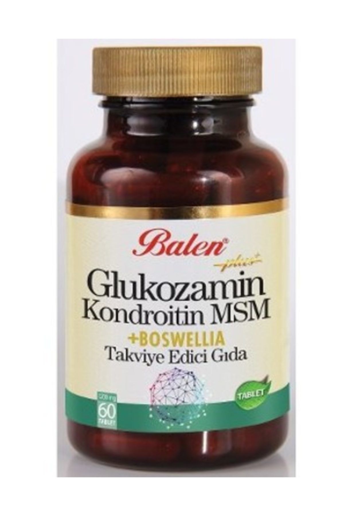 Balen Glukozamin Kondroitin Msm + Boswellia 60 Tablet  1200 Mg