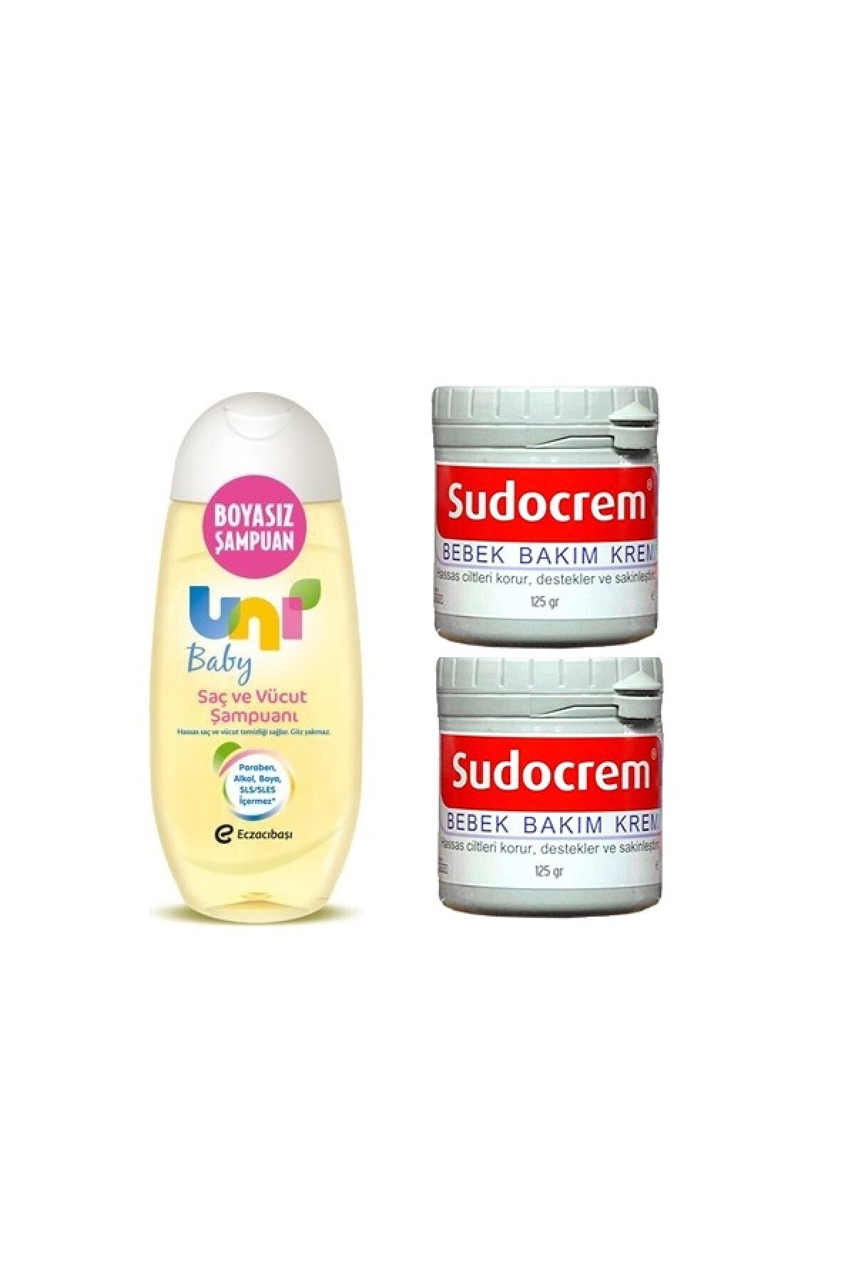 Uni Baby Saç Ve Vücut Şampuanı 200 Ml+hassas Ciltlere Özel Krem 125 Gr*2