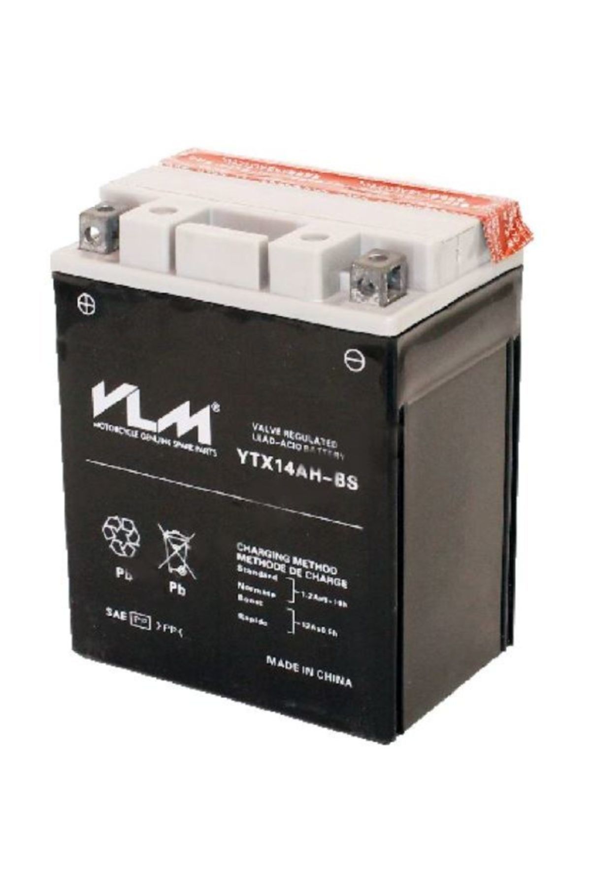 Vlm Kawasaki Klr 650 A  Akü Ytx14ah-bs(1987-1987)