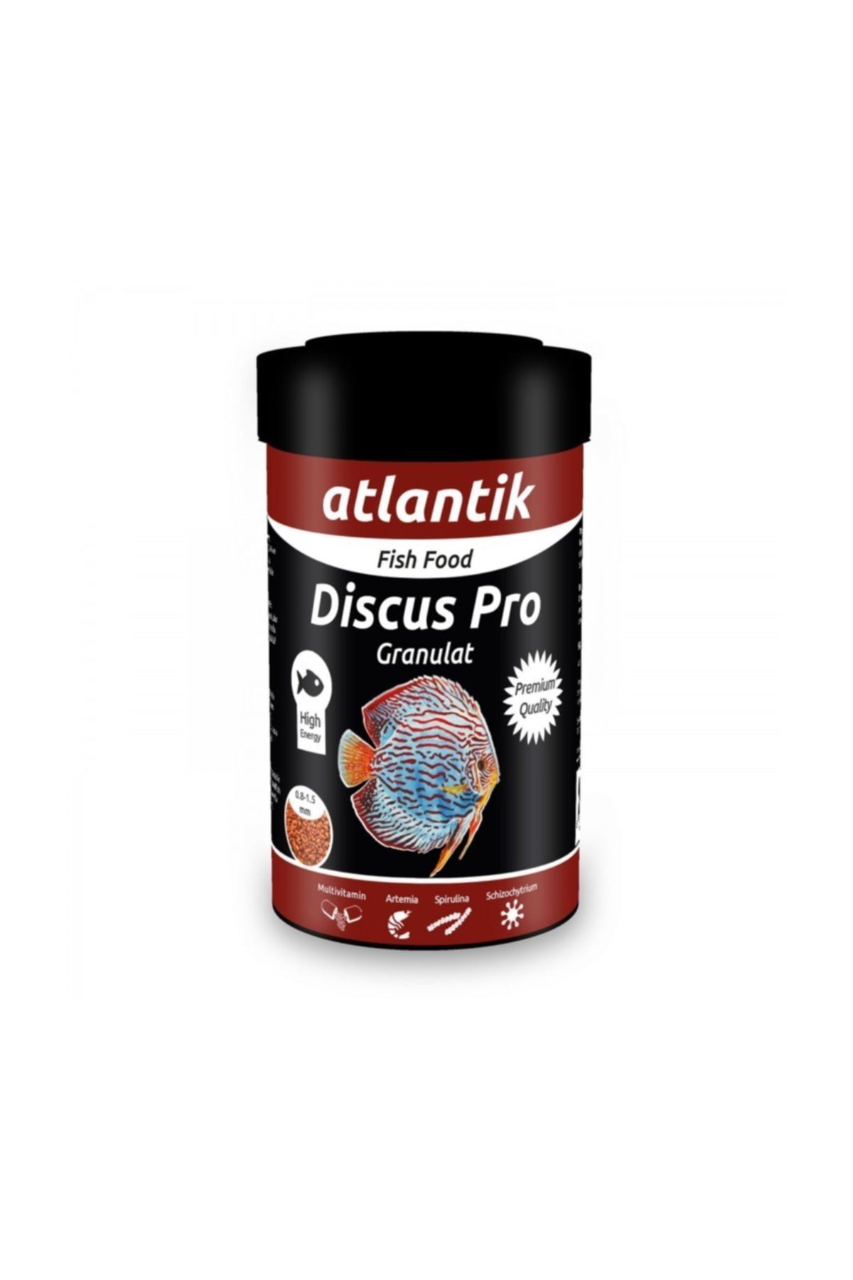 ATLANTİK Discus Pro Granulat Yüksek Proteinli Balık Yemi 100 ml