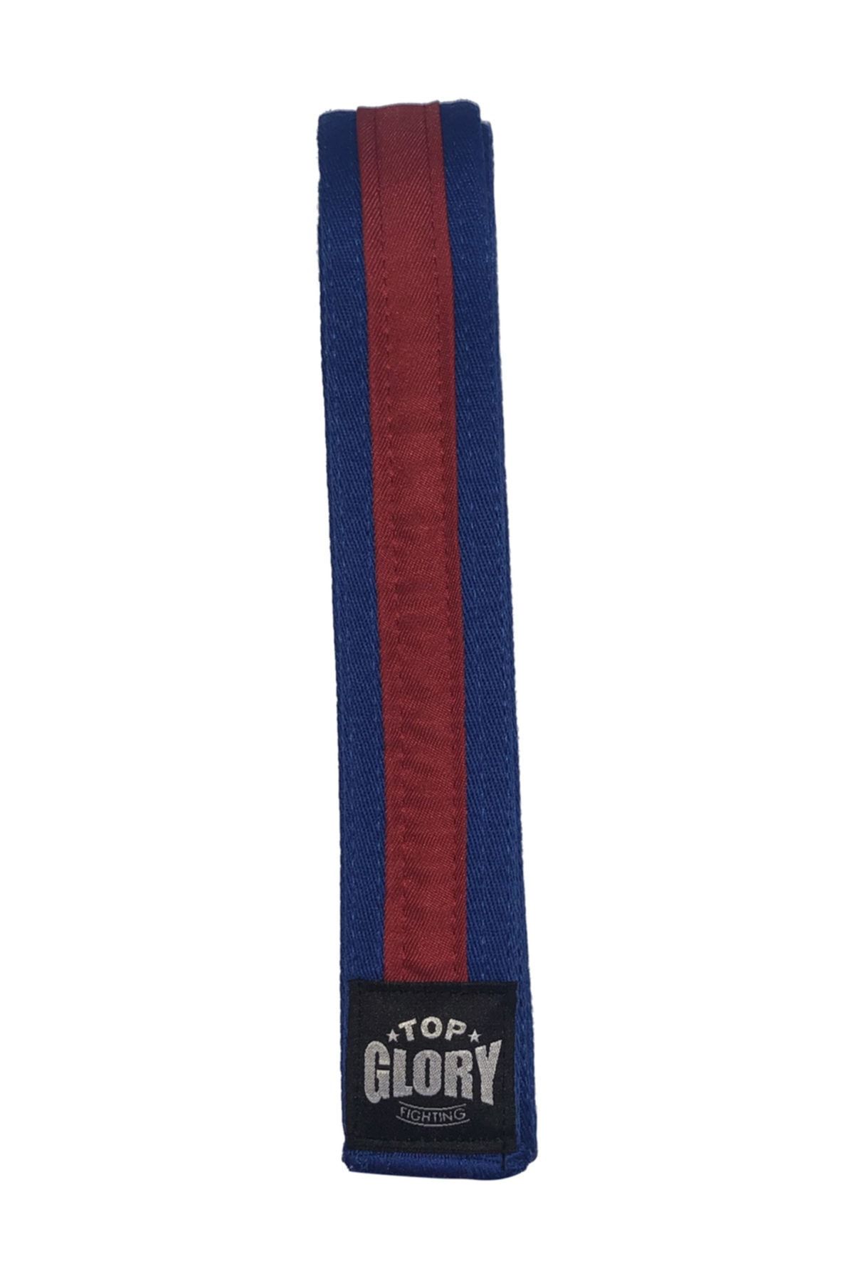 TOP GLORY Mavi Kırmızı Taekwondo Kuşak 200cm