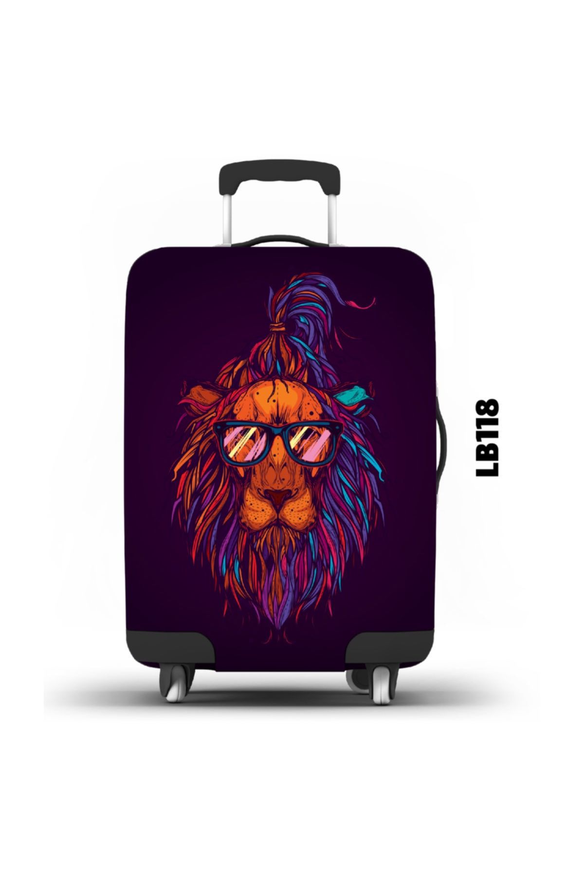 LUGGBAG Desenli Unisex Valiz Kılıfı Lb118
