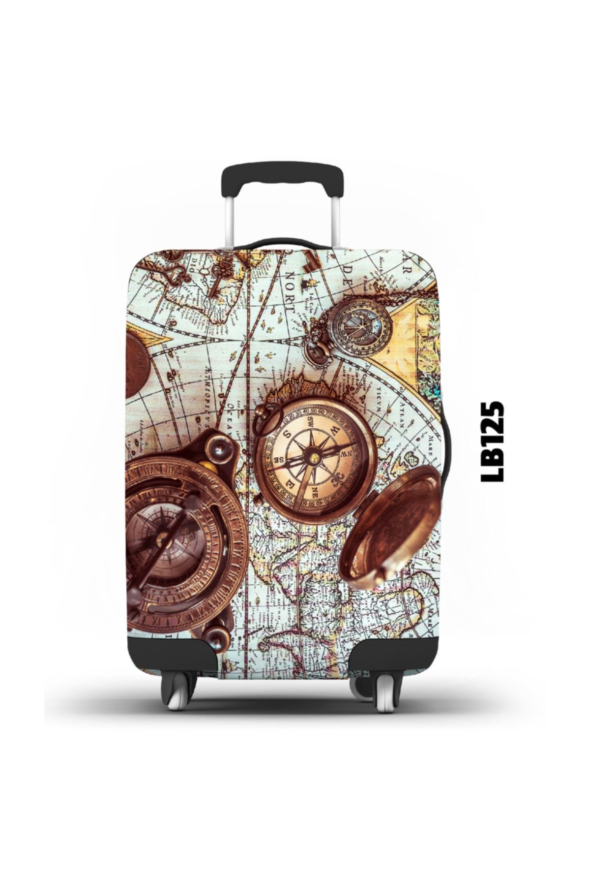 LUGGBAG Desenli Unisex Valiz Kılıfı Lb125