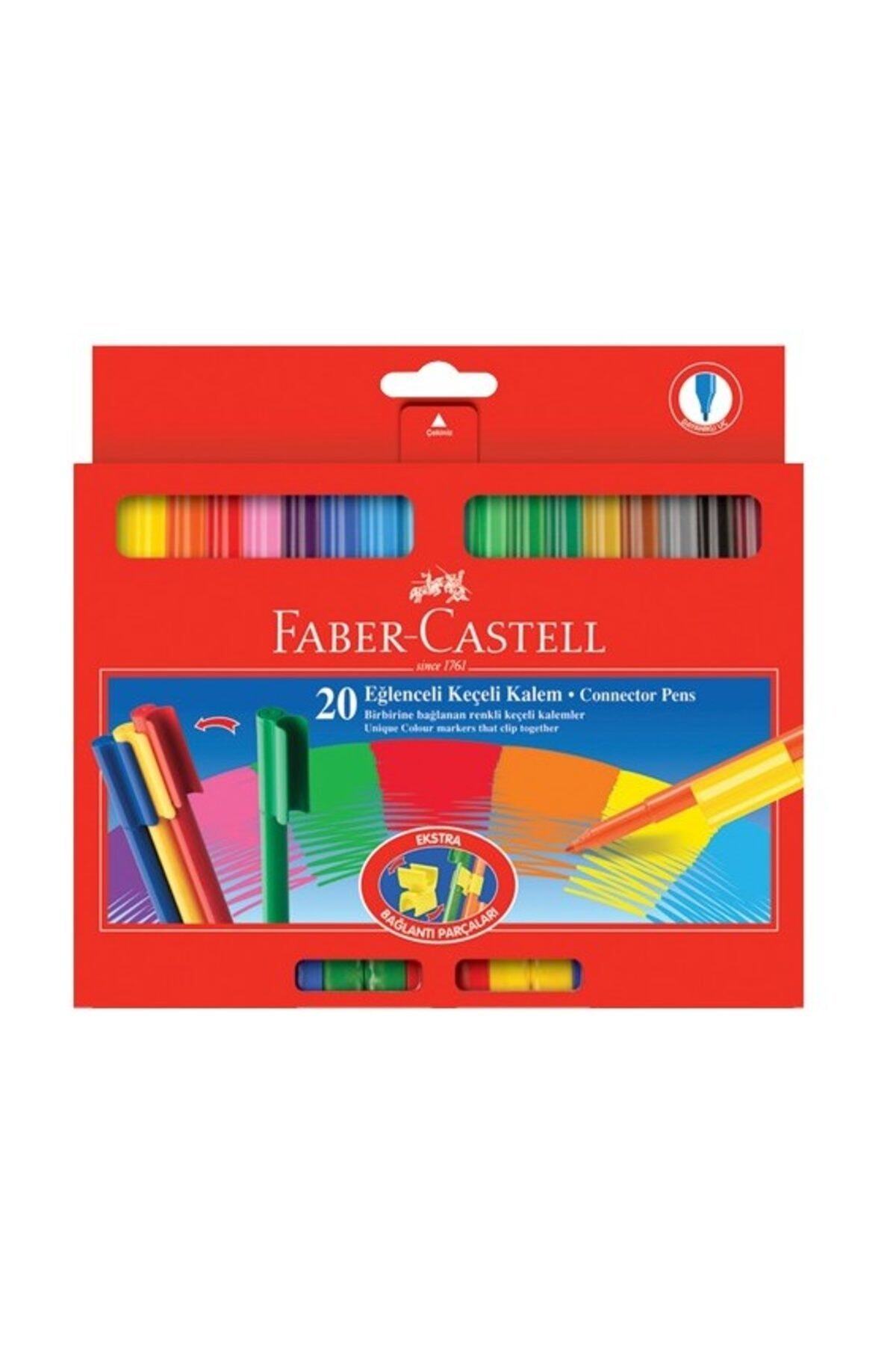 Faber Castell Faber Keçeli Kalem Eğlenceli 20 Renk
