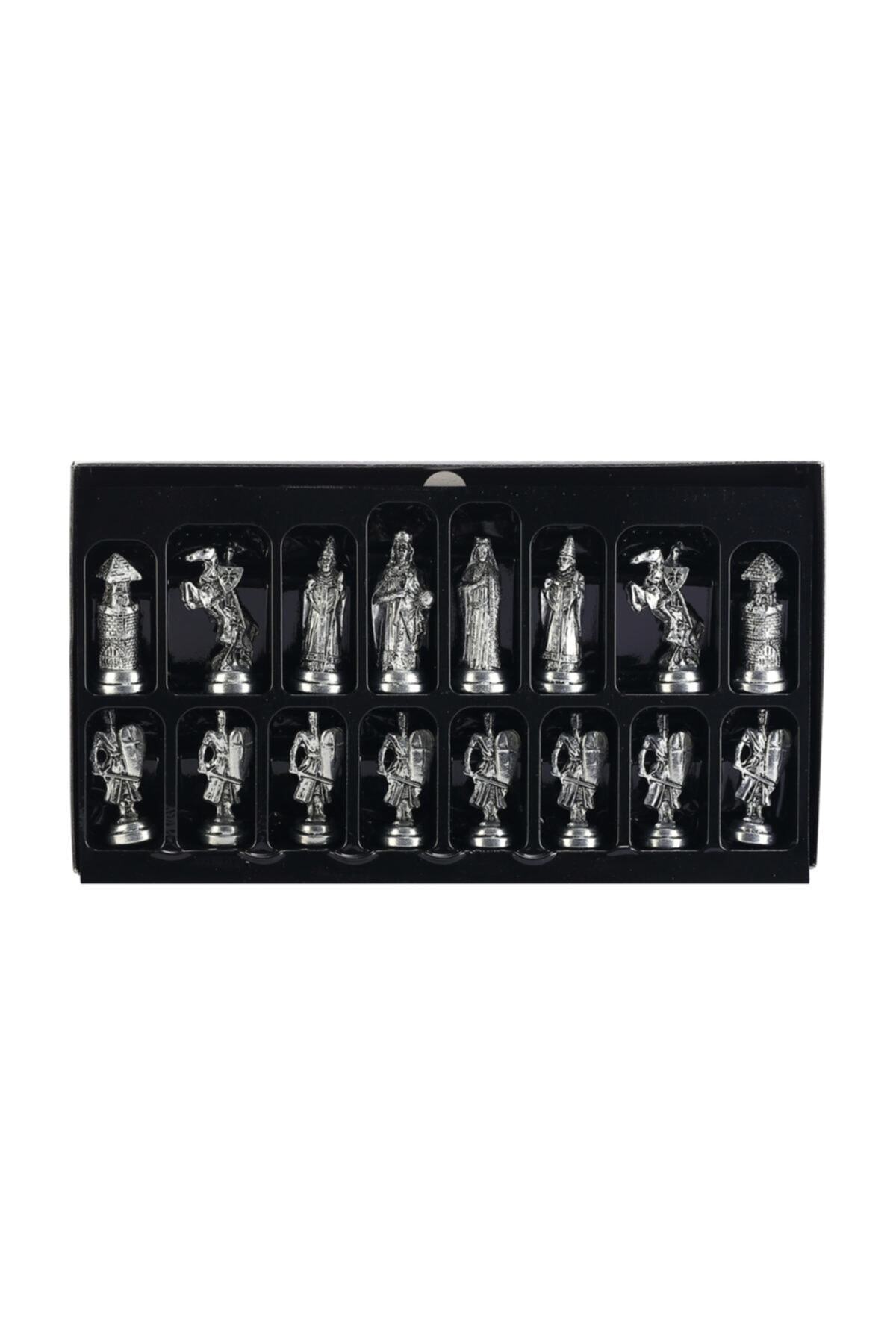 Gift Home (SADECE SATRANÇ TAŞI İSTEYENE) Gifthome,büyük,metal,parlak, Osmanlı & Bizans Figürlü Satranç Taşı