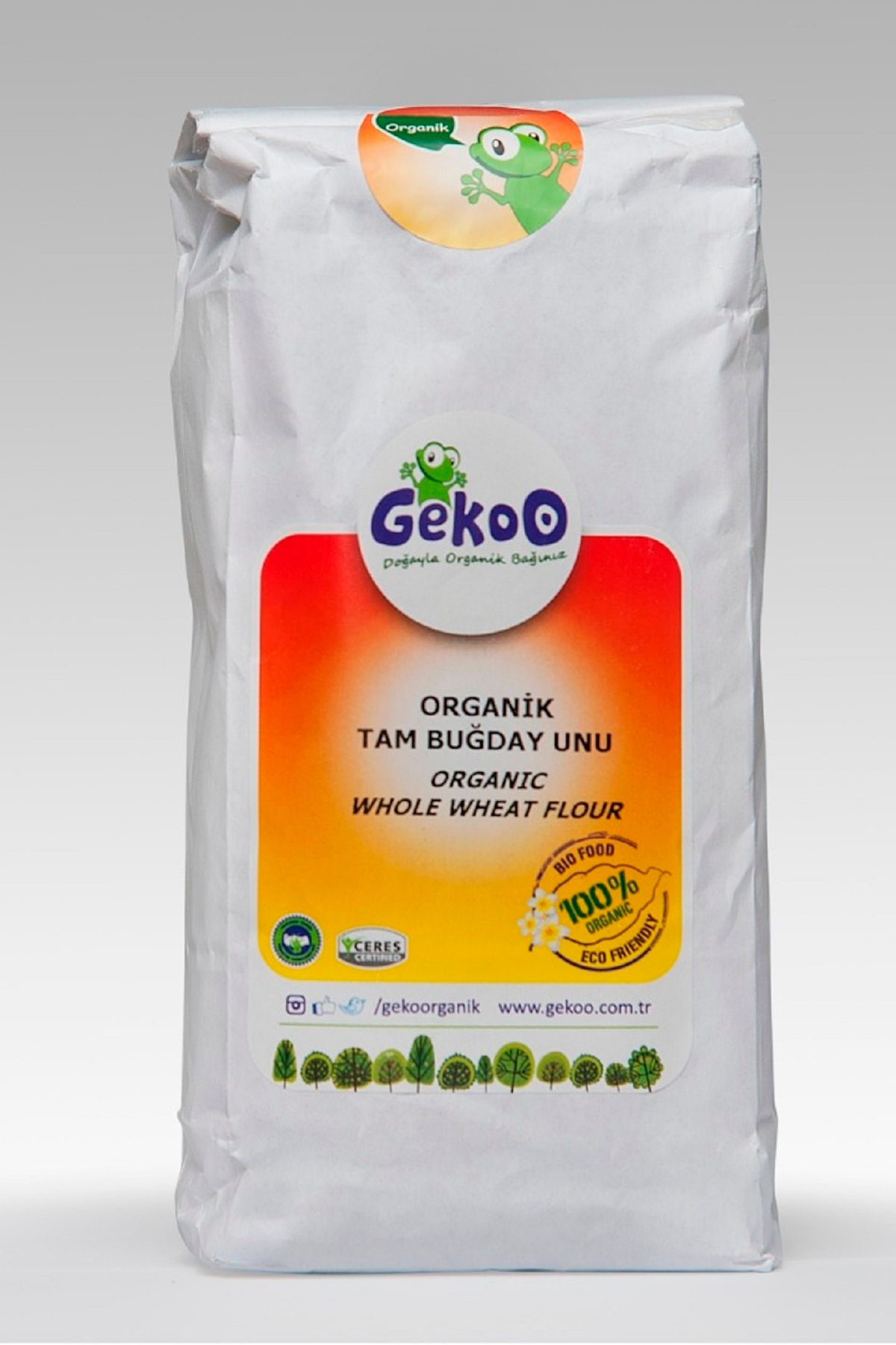 Gekoo Organik Tam Buğday Unu 1000G