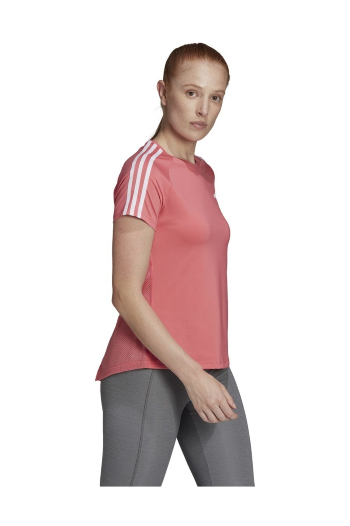 adidas W D2m 3s Tee Kadın Pembe Tişört Eı4837
