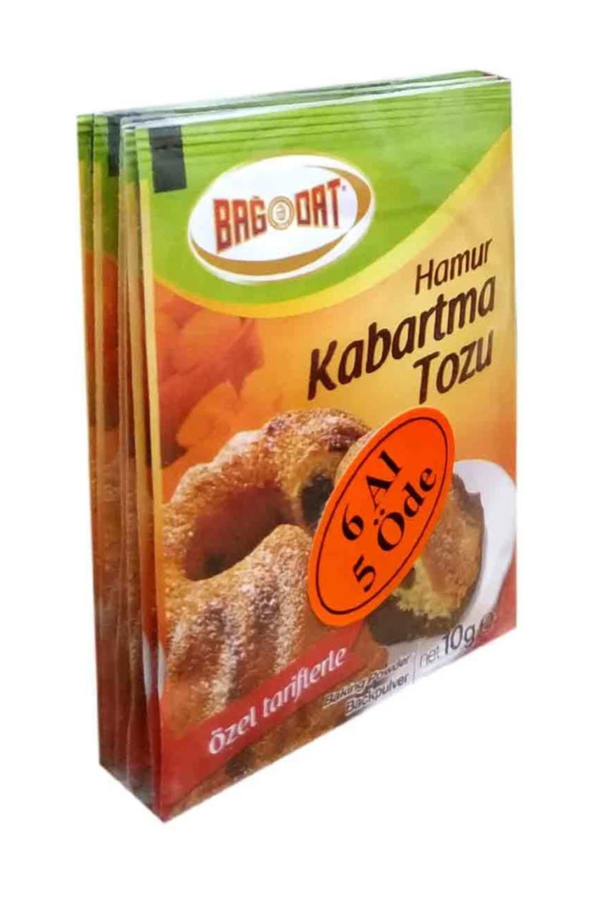 Bağdat Baharat Hamur Kabartma Tozu 10 Gr X 5 Pkt