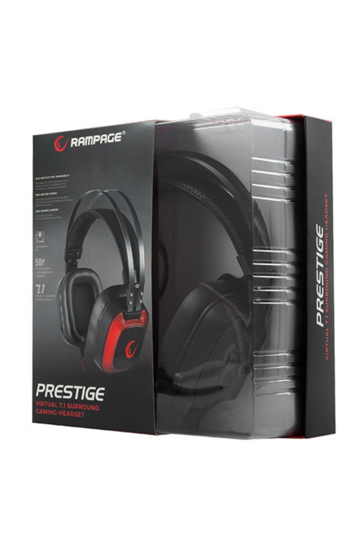 Rampage SN-RW77 Prestıge Usb 7.1 Siyah Gizli Mikro