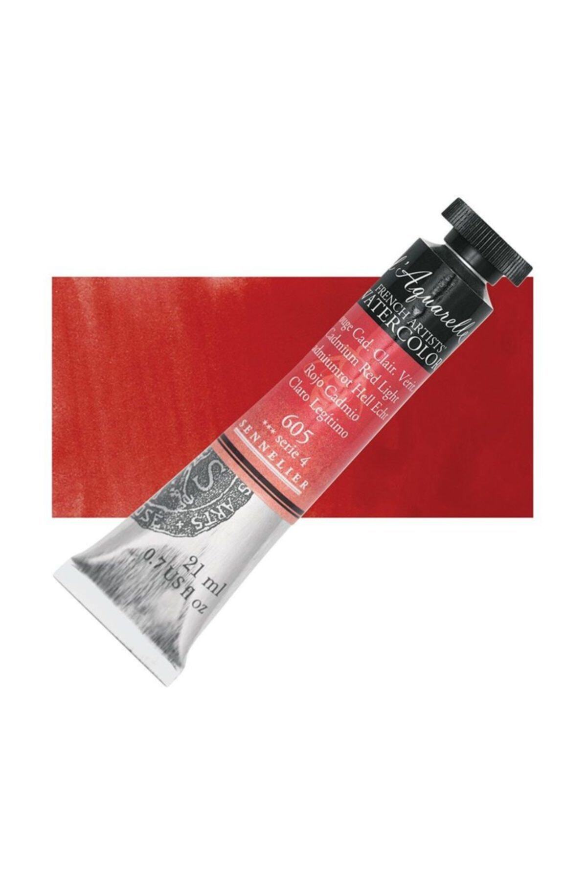 Sennelier Artist Tüp Sulu Boya 21ml S4 605 Cadmium Red Light