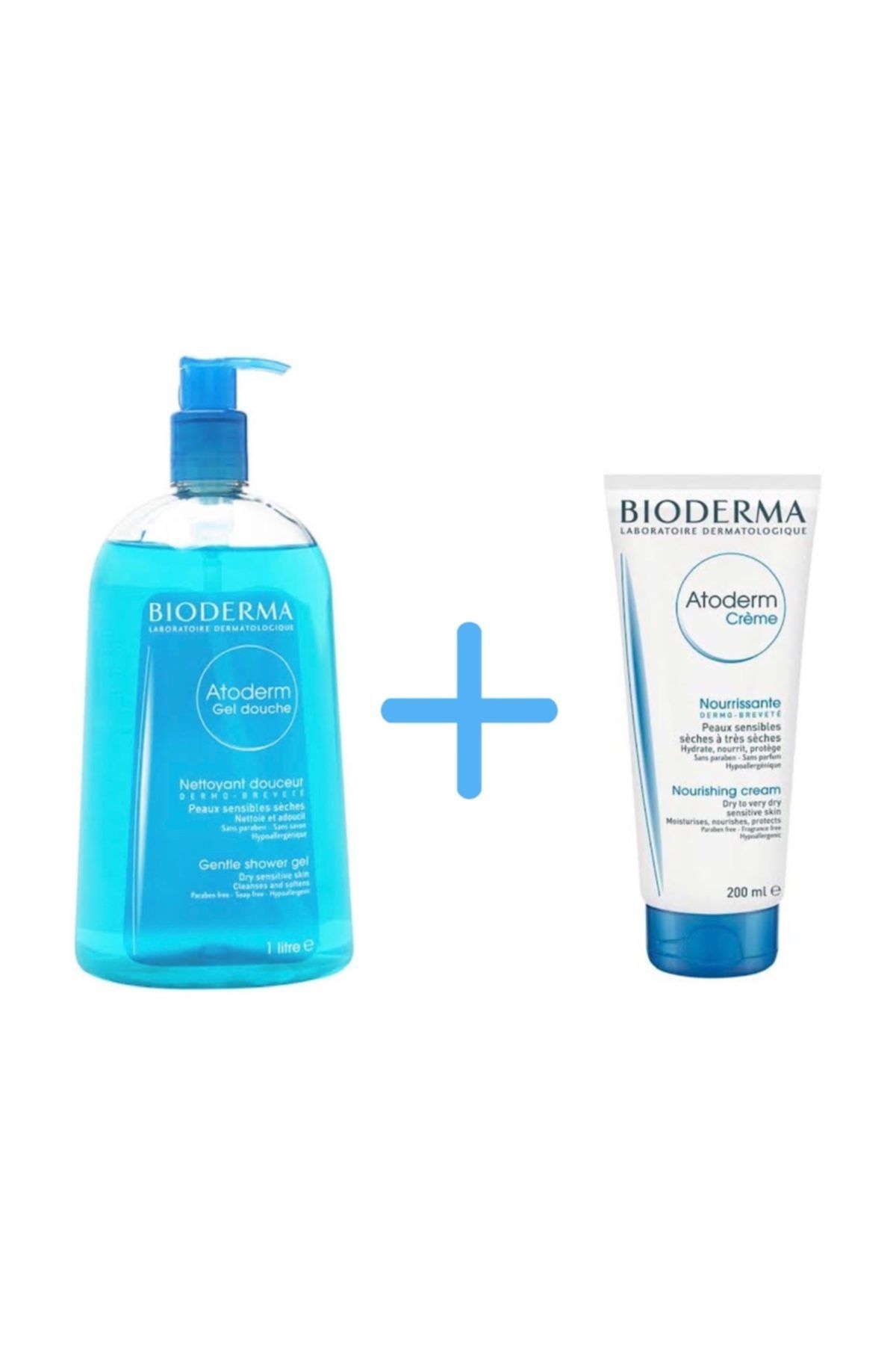 Bioderma Bıoderma Atoderm Shower Gel 1lt + Bıoderma Atoderm Cream 200 ml