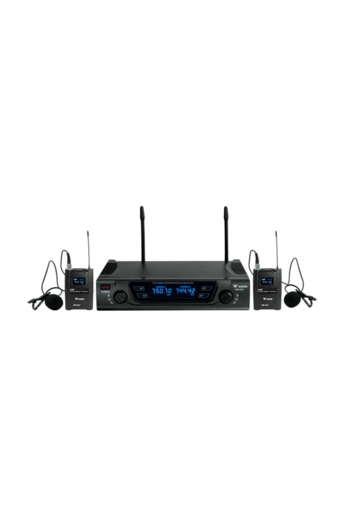 Westa Wm-452 T Uhf Kablosuz Mikrofon Çift Yaka