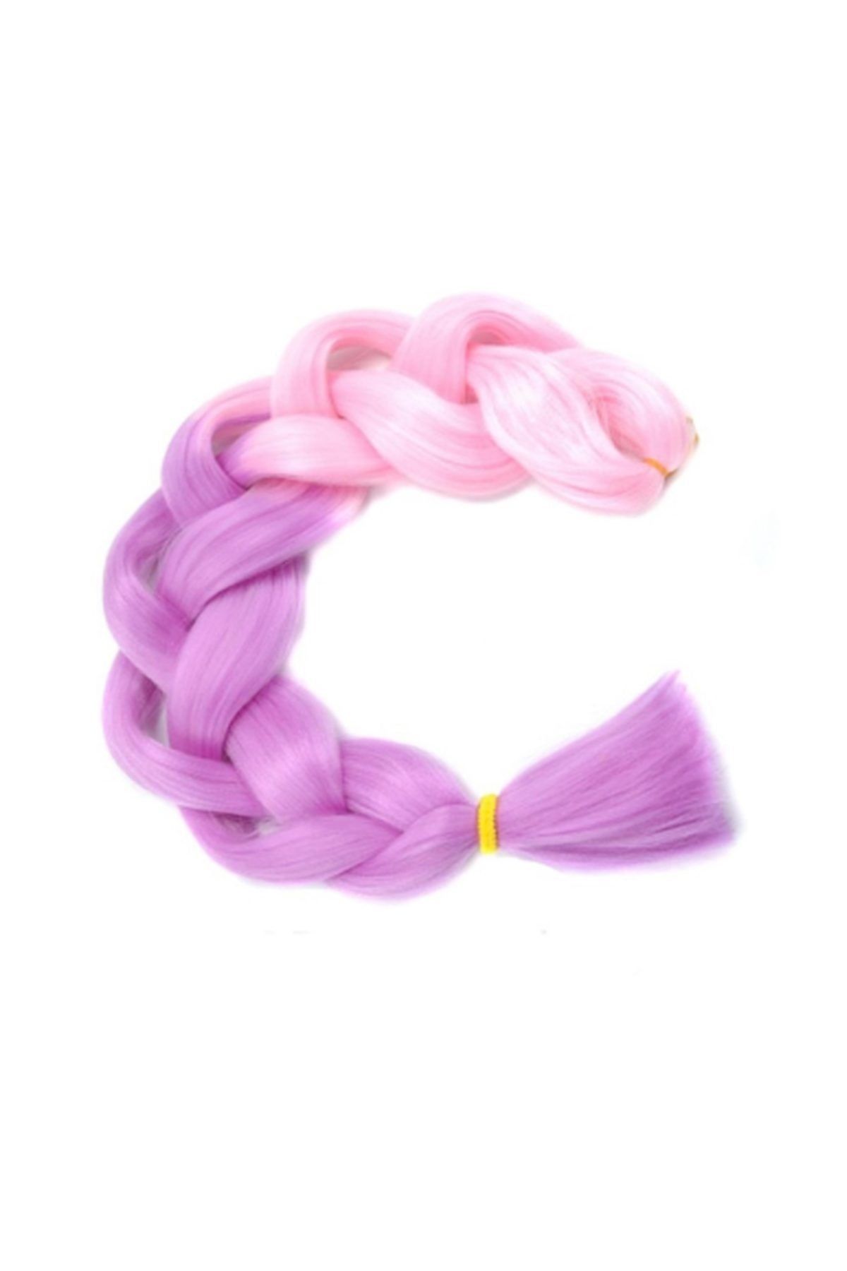 XPression Sentetik Örgülük Saç Açık Pembe- Lila