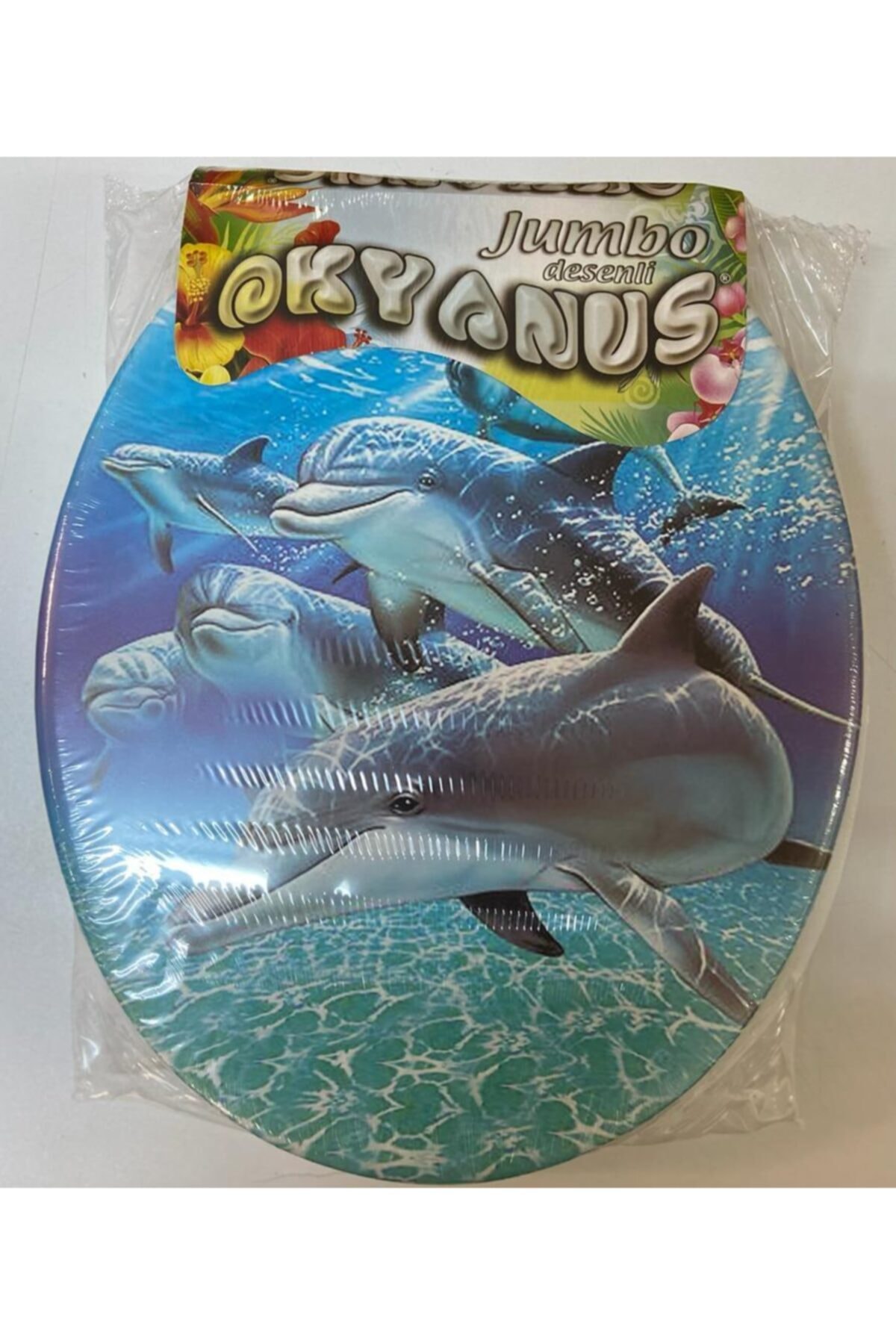 OKYANUS KLOZET Okyanus Jumbo Desenli Klozet Kapağı