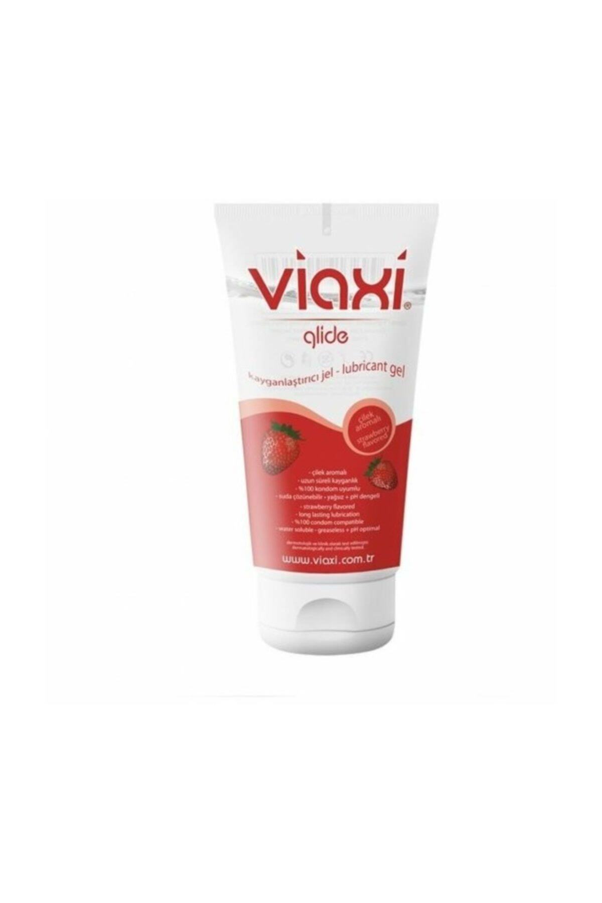 Viaxi Glide Çilek Aromalı Kayganlaştırıcı Jel 100 ml