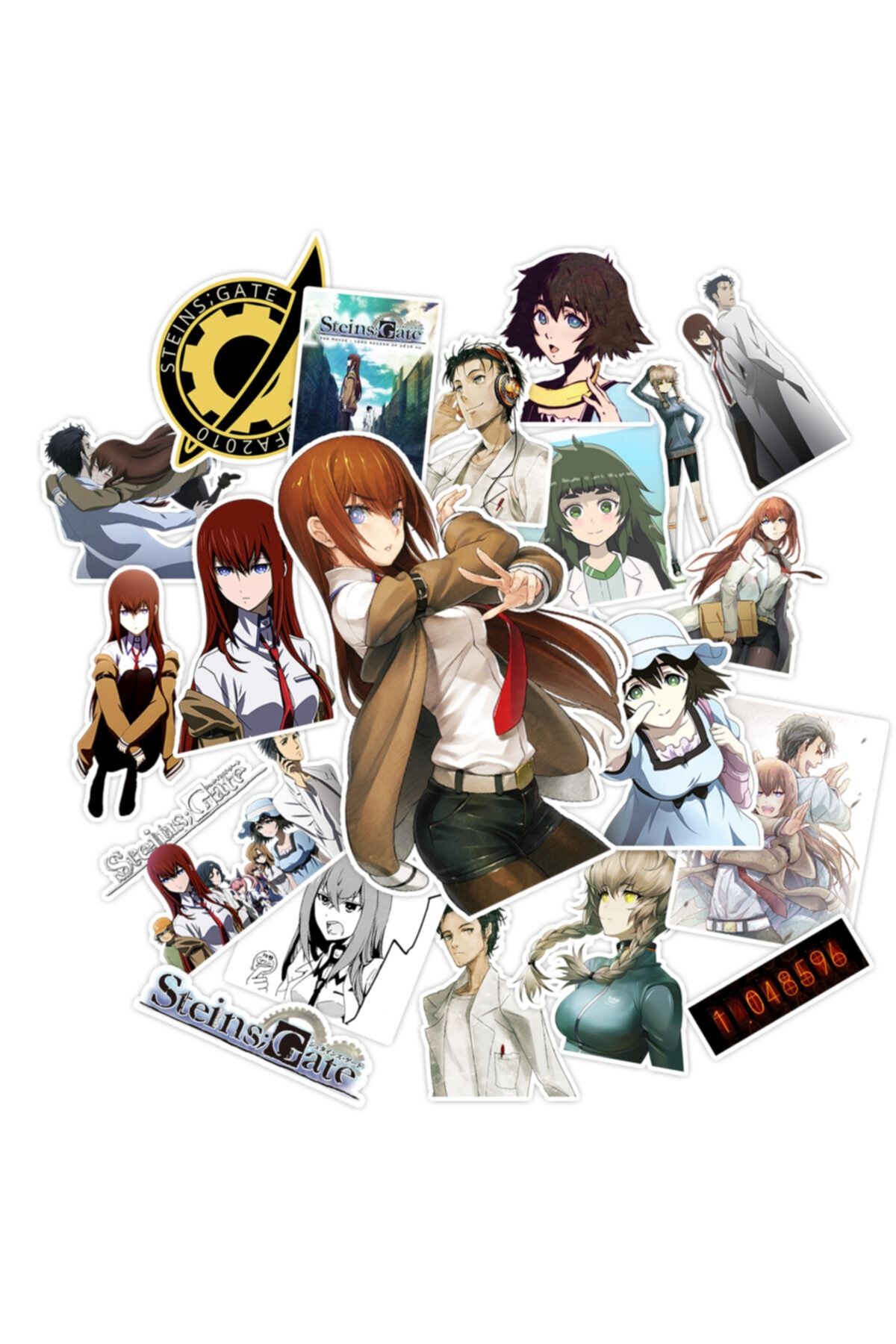 ZipZap Steins Gate Sticker Paketi 20 Adet