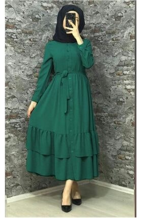 Yesil Tesettur Elbise Modelleri Fiyatlari Trendyol