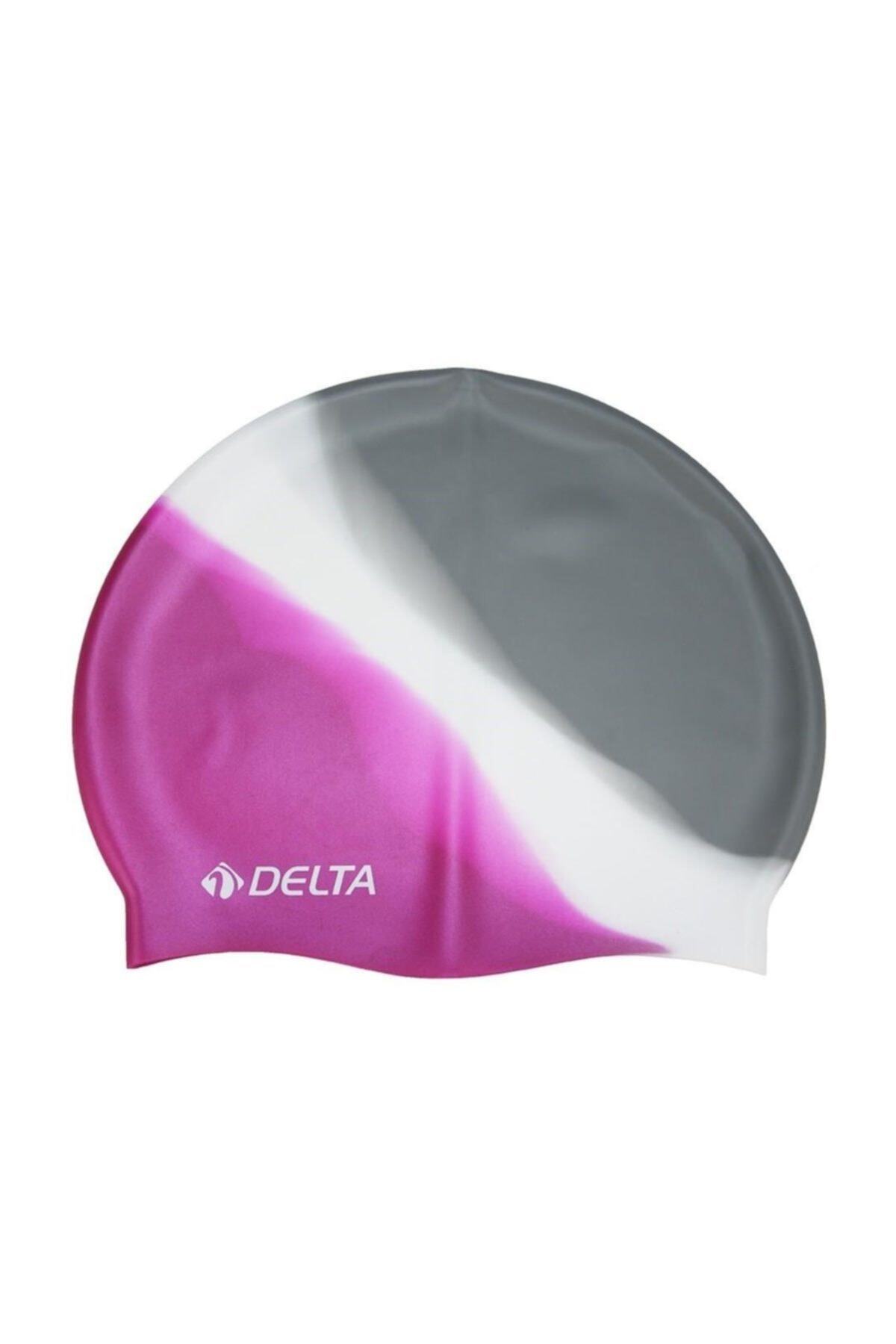 Delta Silikon Bone 10 Adet Yüzücü Havuz Deniz Bonesi (Gökkuşağı)