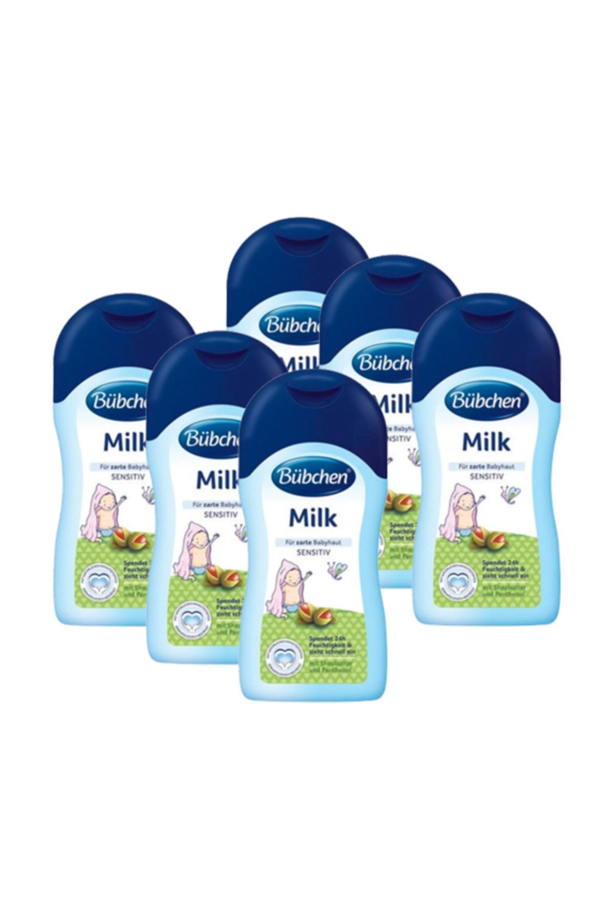 Bübchen Nemlendirici Süt 200 ml X 6 Adet