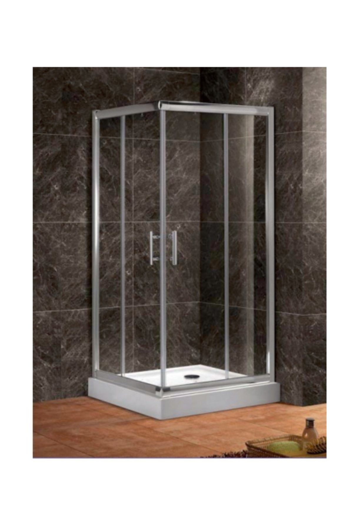 Duşakabincim Dikdörtgen-kare Duşakabin Tekne-takım 90x150 cm