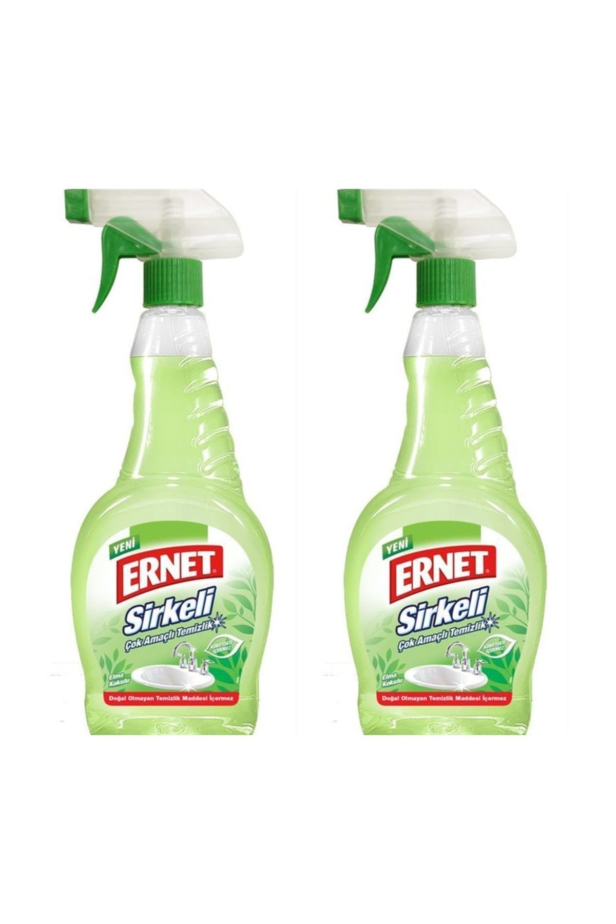 Ernet Temizlik Için Sirkeli Temizleyici 750ml Spreyli 2'li