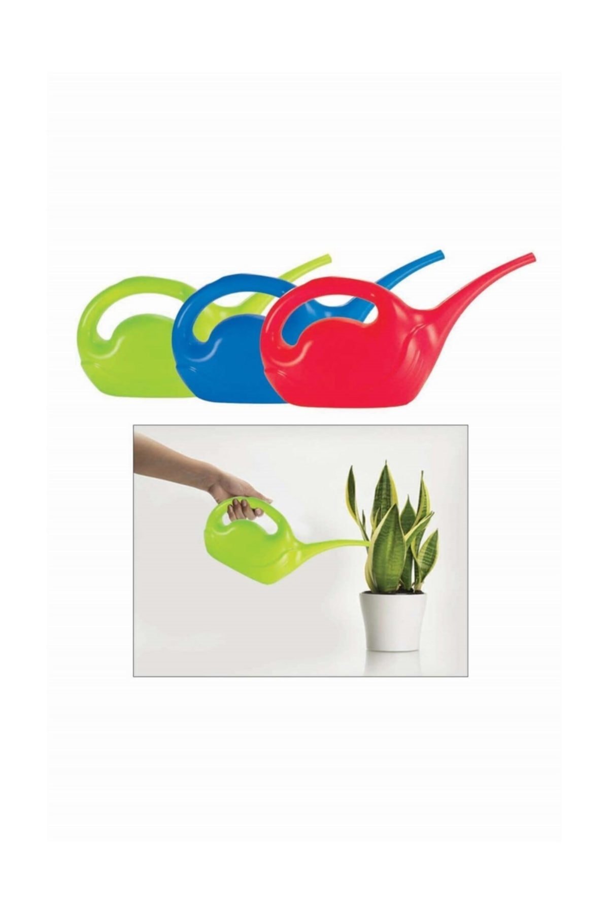 Titiz Kuğu Çiçek Sulama Kabı 4 Litre Çiçek Bitki Bahçe Sulama Kabı