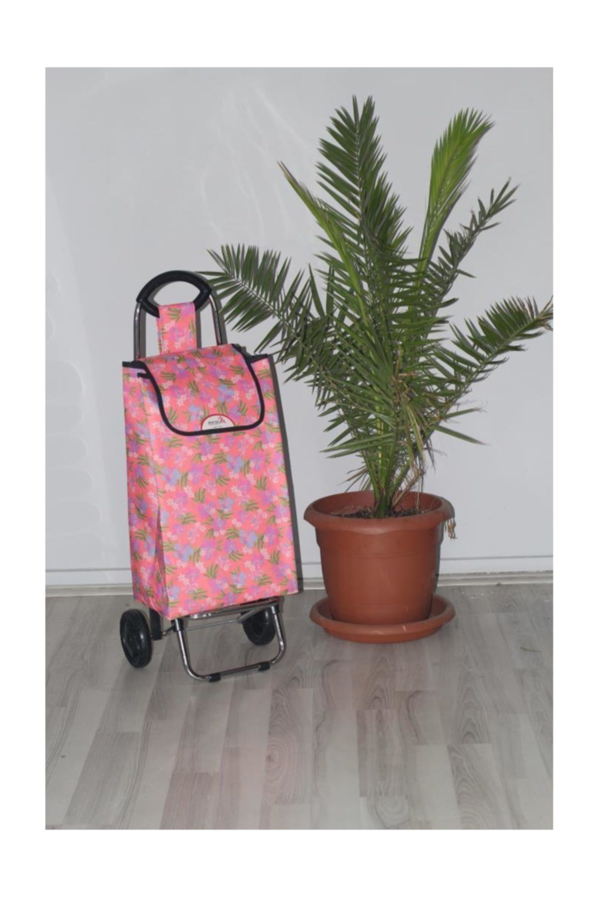 Miras Passion M-605 Krom Kaplı Pazar Arabası - Pembe
