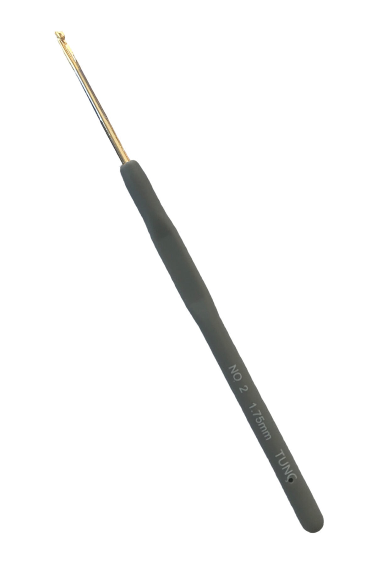 Tunç 1,75 mm No 2 Elastik Saplı Dantel Tığ