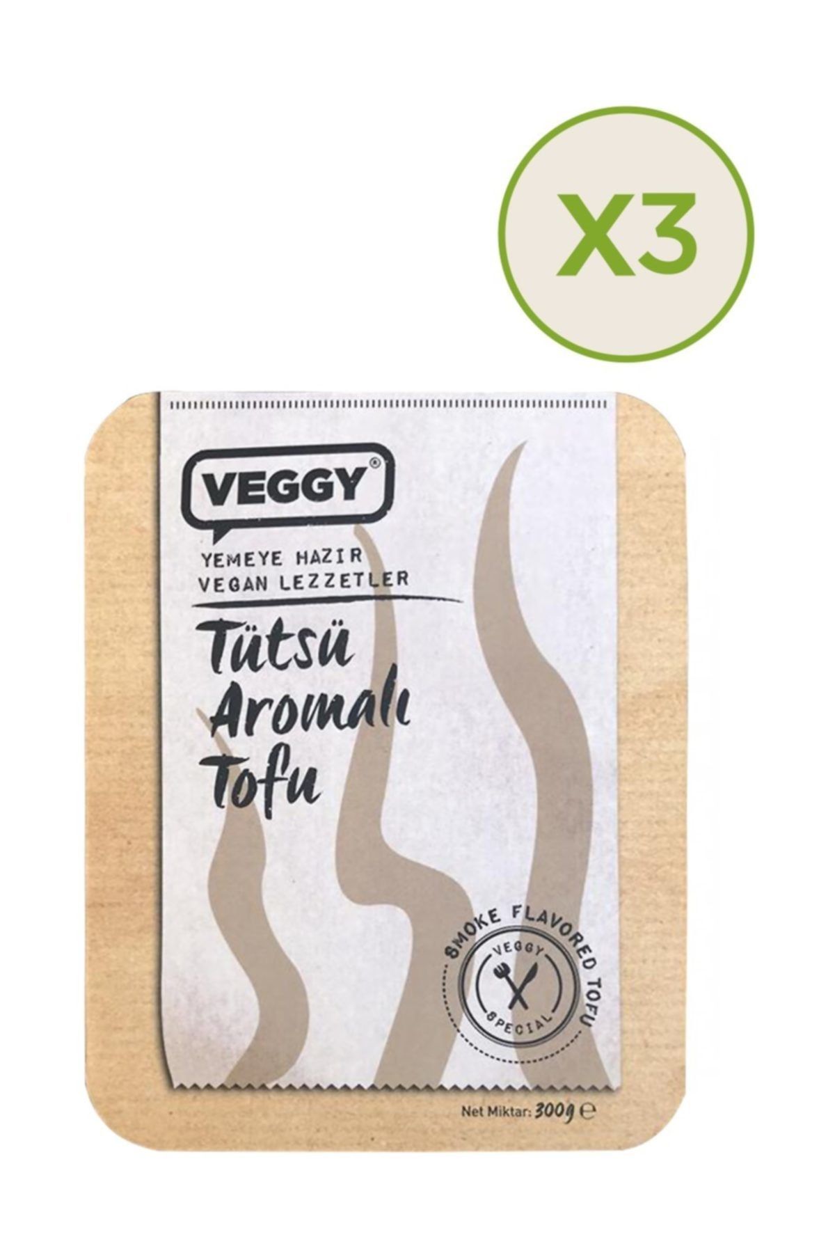 Veggy Tütsü Aromalı Tofu 300 Gr X 3