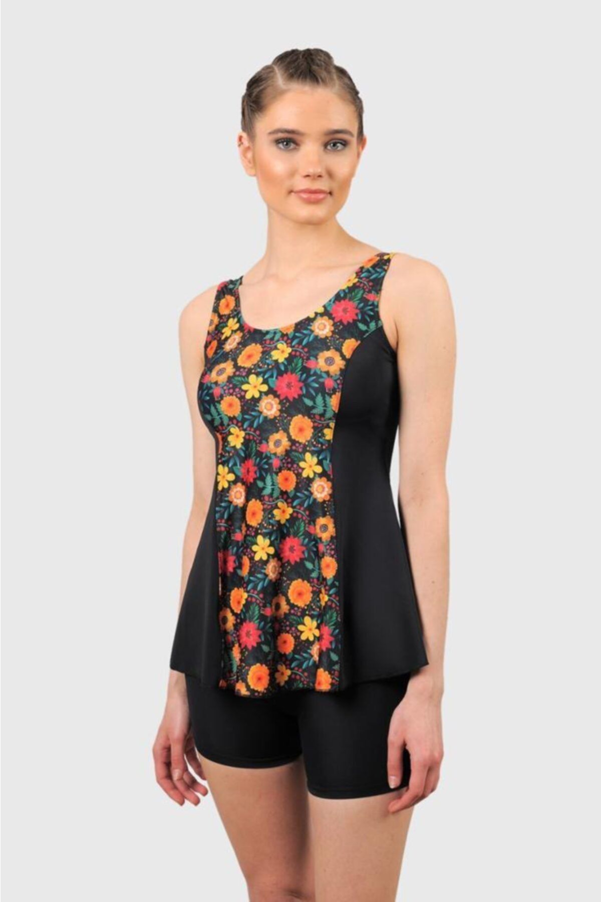 Seamark Çiçek Desenli Tankini