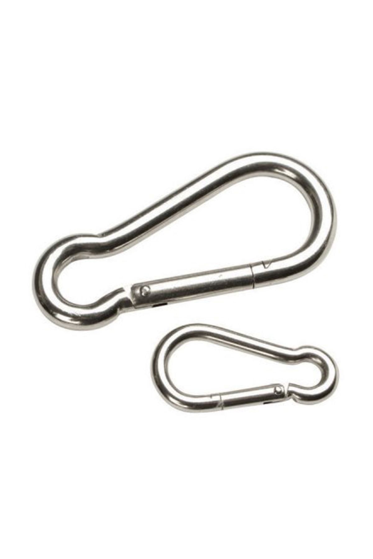 Bundera Galvanizli Karabina Hamak Salıncak Askısı Çelik Kanca 7 Mm X 7 cm