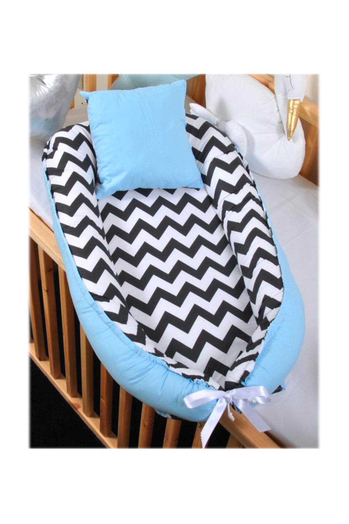 Keep Armor Babynest Bebek Beşikleri Yatağı Anne Yanı Baby Nest Mavi Sbzm110