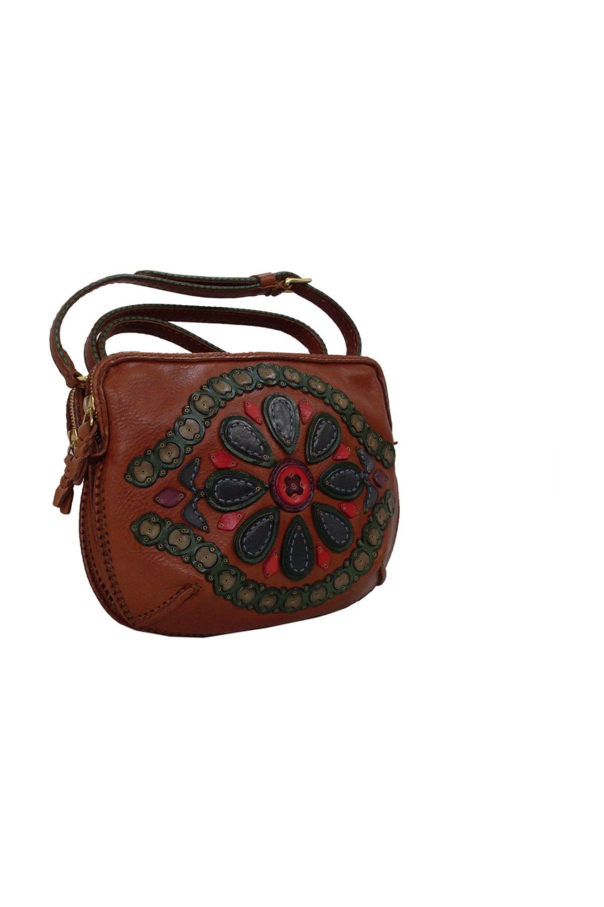 GÖN Deri Handmade Deri Postacı Çanta ( Sutu )