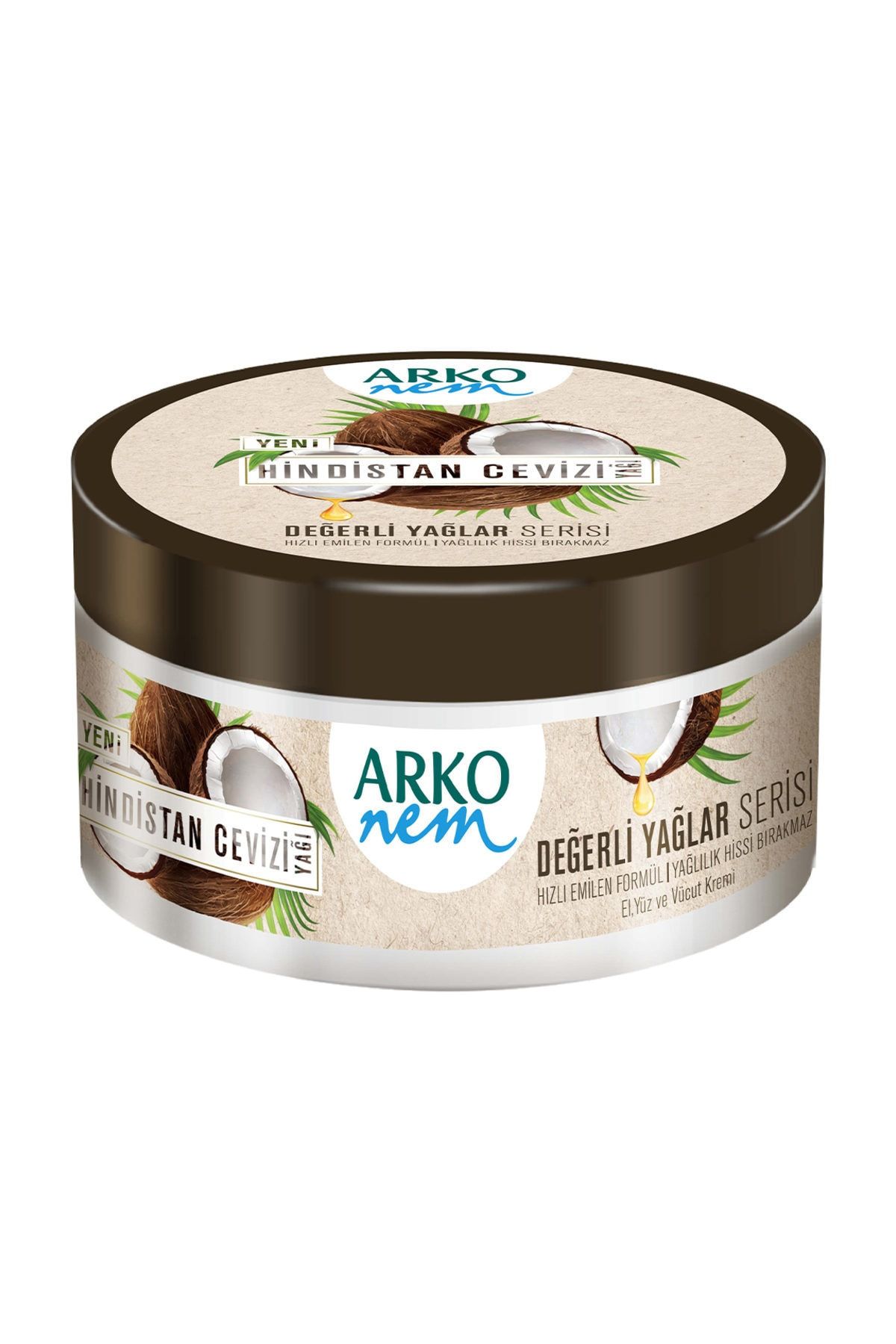 ARKO Nem Krem Değerli Yağlar Hindistancevizi 250 Ml