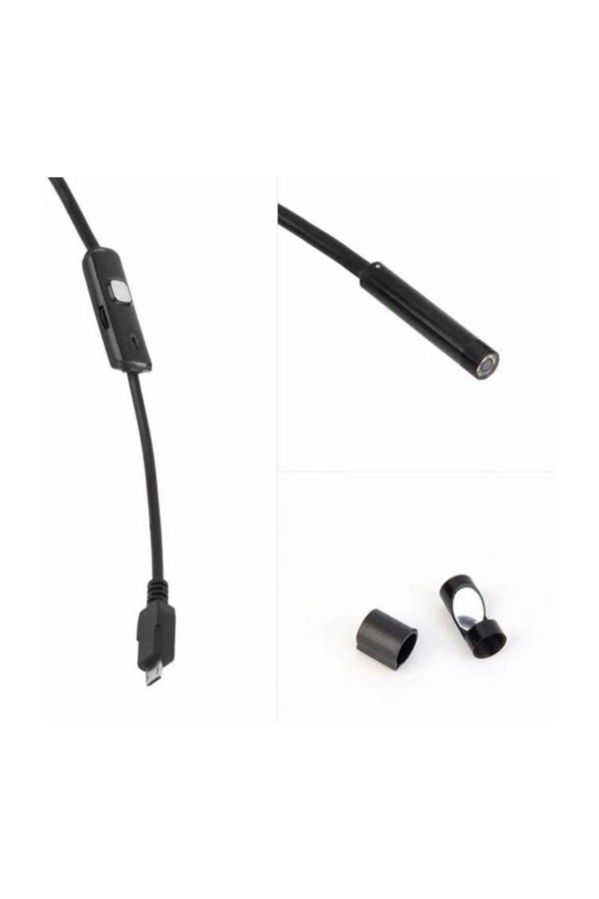 LESHP 5m 5.5mm Lensli 6 Ledli Endoskop Yılan Kamera Su Geçirmez Android Pc