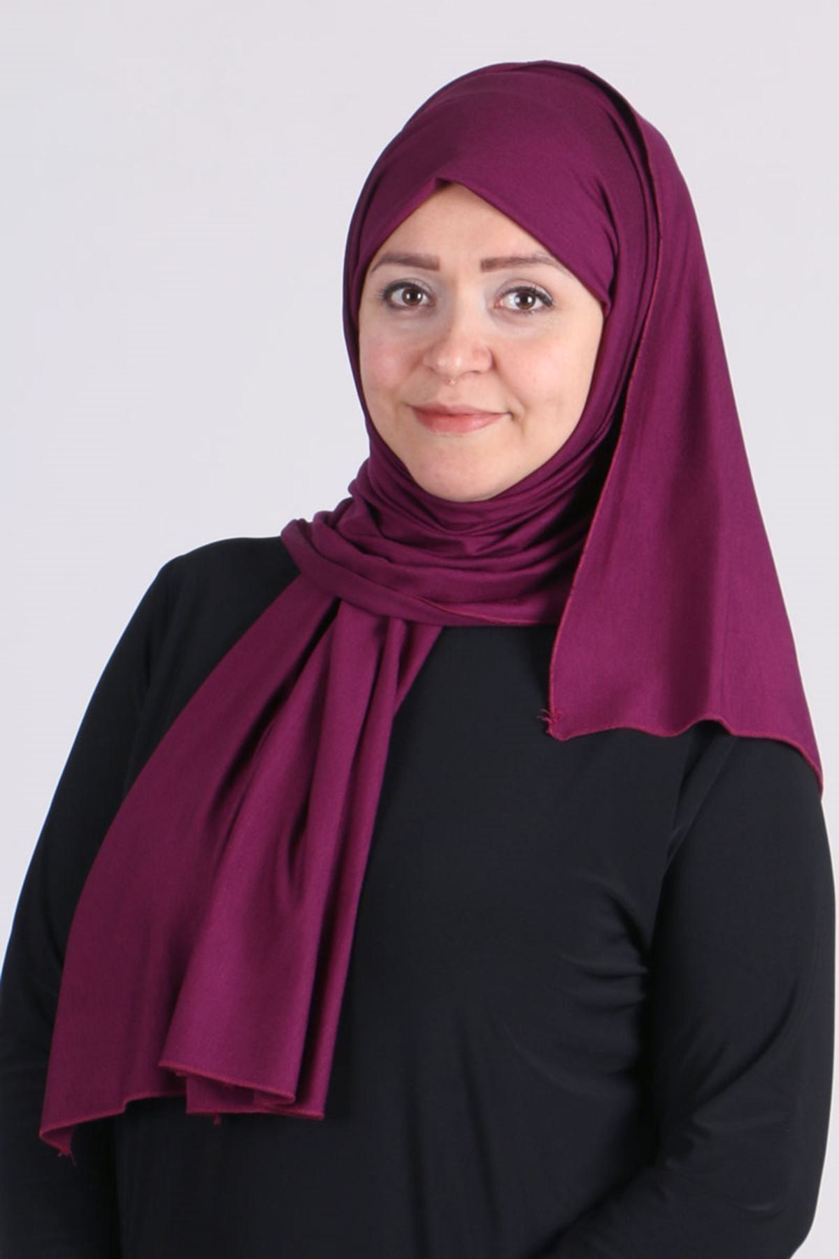 eslamood 503 Penye Şal - Mürdüm
