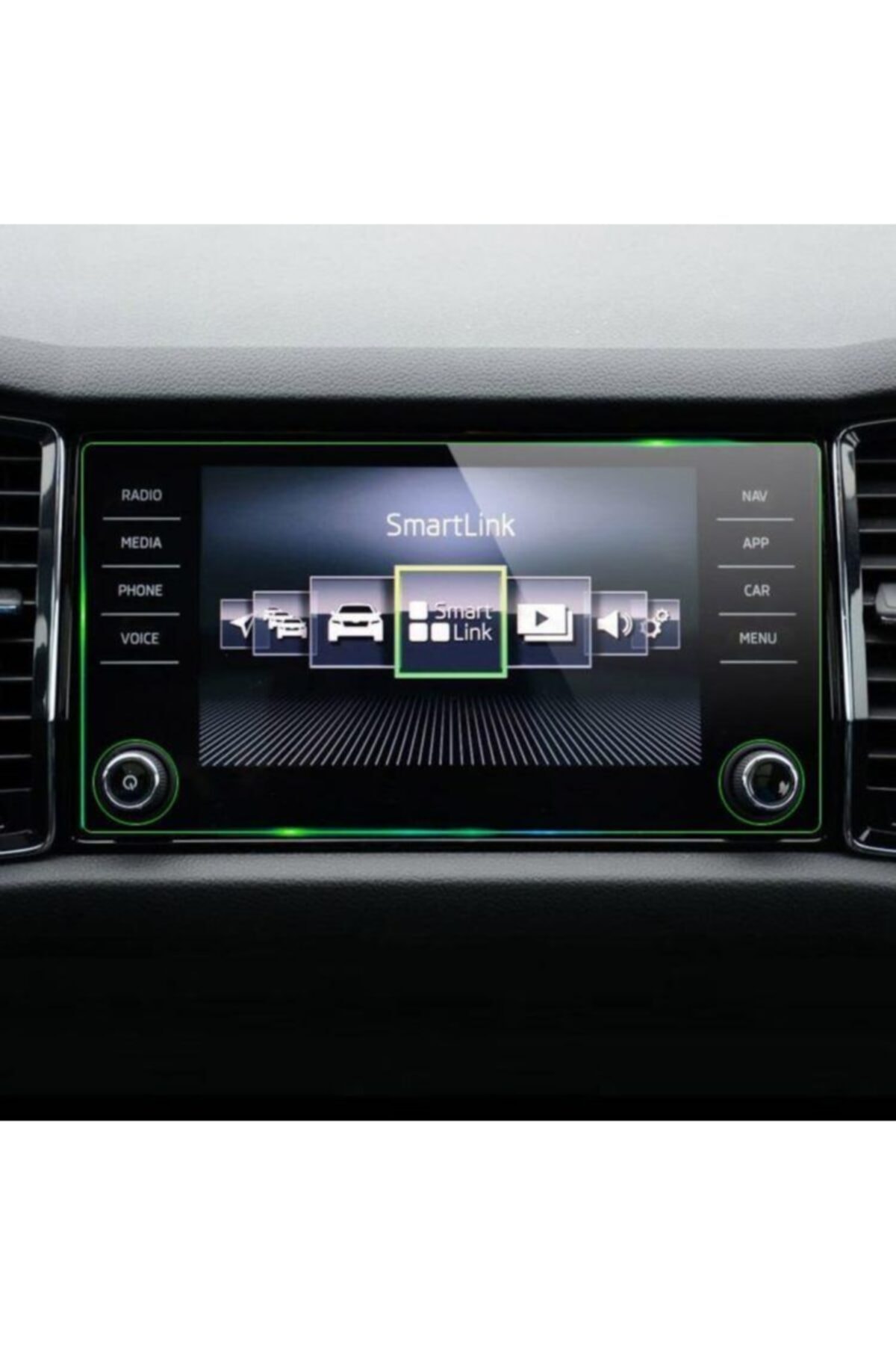 OLED GARAJ Skoda Kodiaq Karoq 8 Inç Navigasyon Temperli Ekran Koruyucu