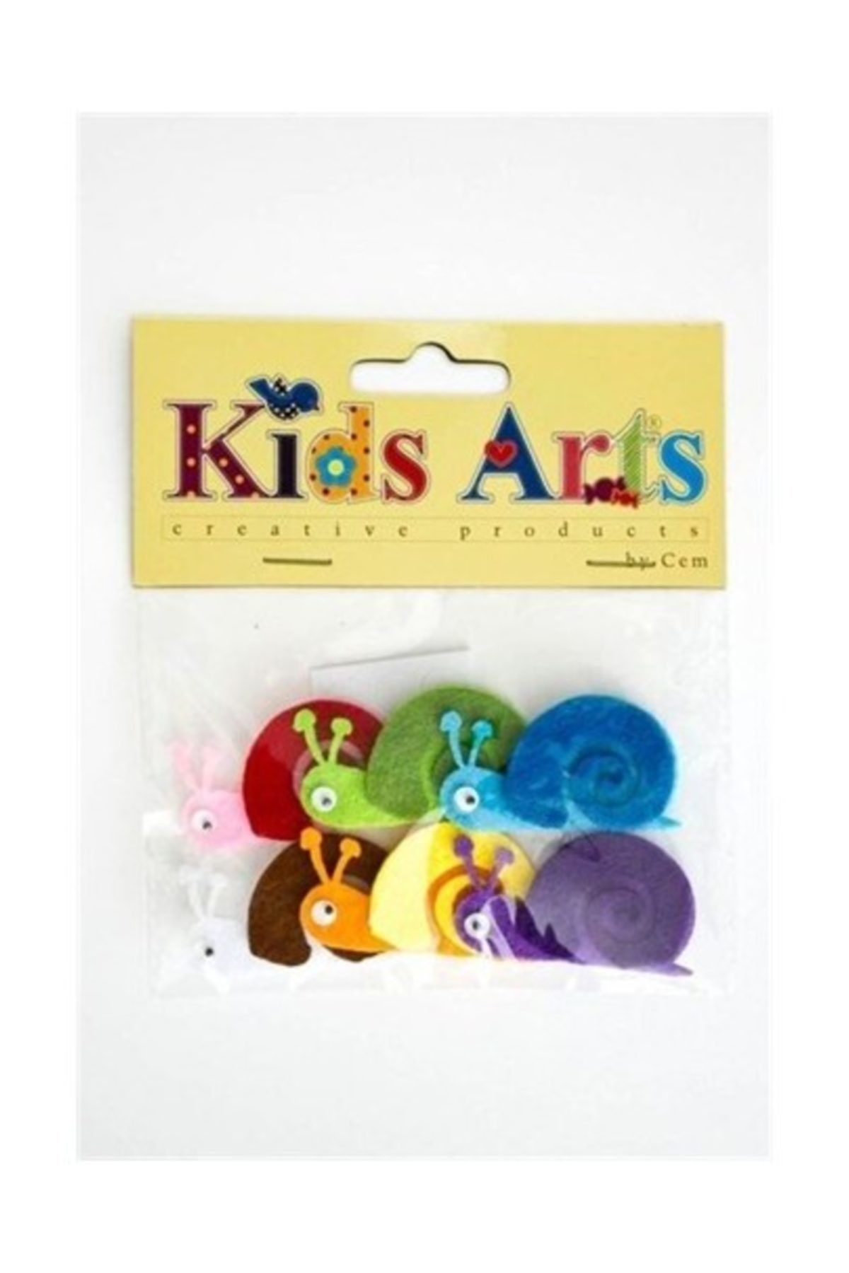 Kids Arts Keçe Sticker Salyangoz Fd142