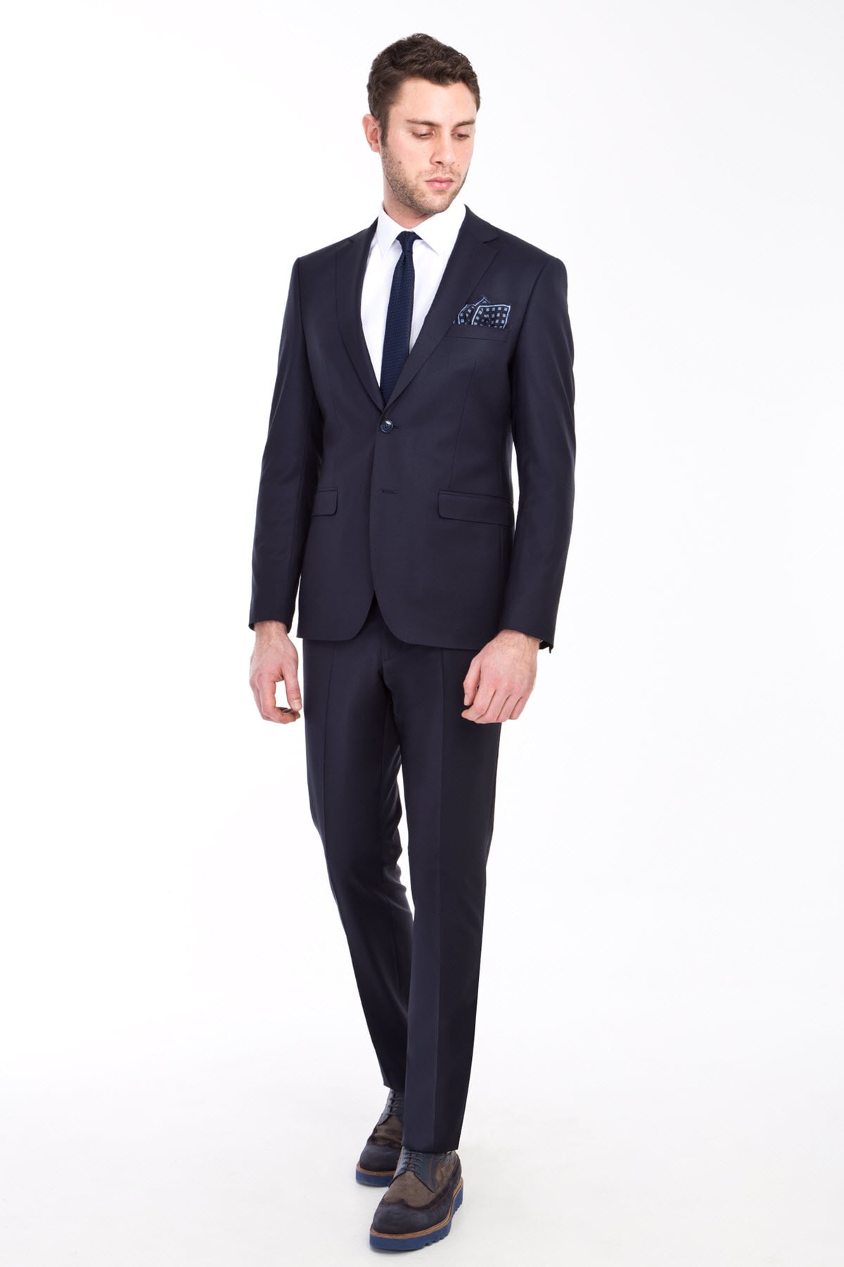 Kiğılı Slim Fit Yünlü Bio Parfume Takım Elbise