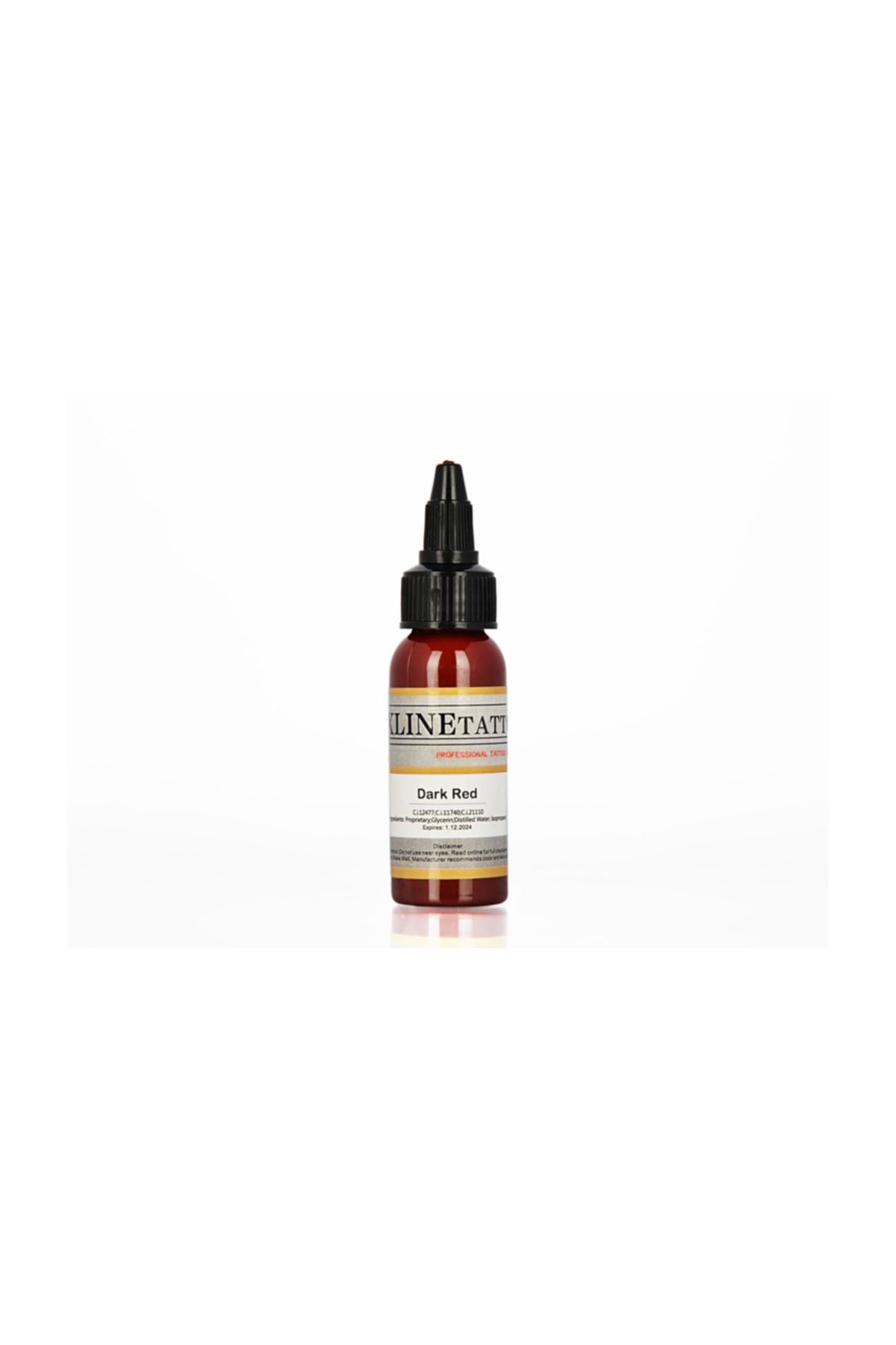 XLINETATTOO 1 Oz Xlinetattoo Dark Red Dövme Boyası - 30ml Koyu Kırmızı Dövme Mürekkebi